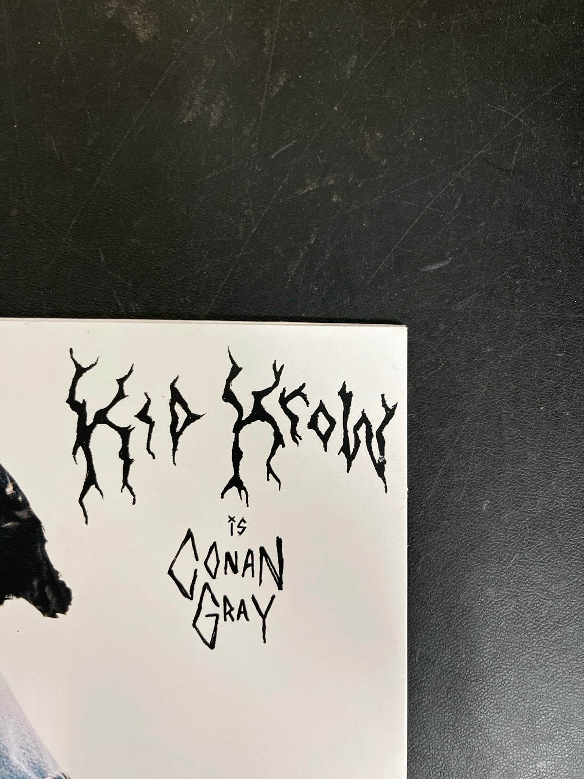 BACK_TR - Conan Gray - Kid Krow LE Red Vinyl USED NOT TESTED