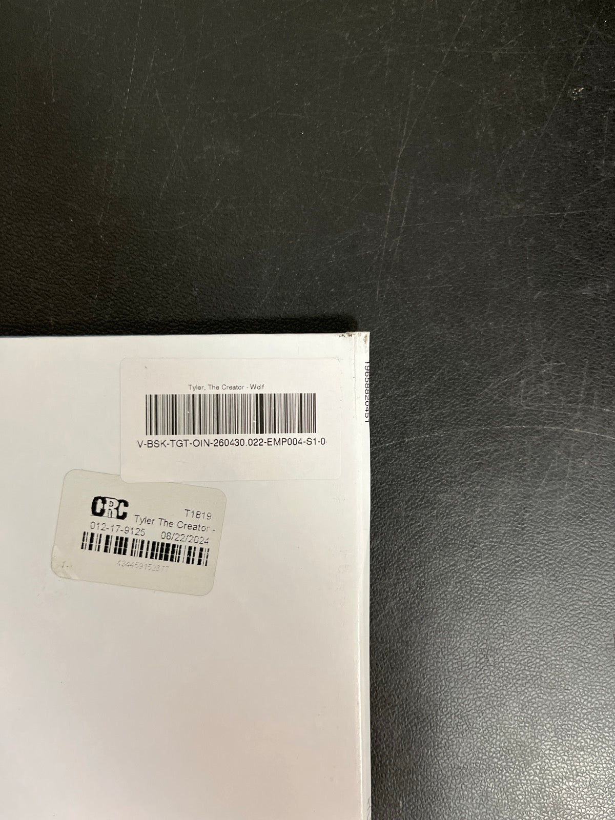 BACK_TR - Tyler, The Creator - Wolf LE Pink Vinyl USED NOT TESTED