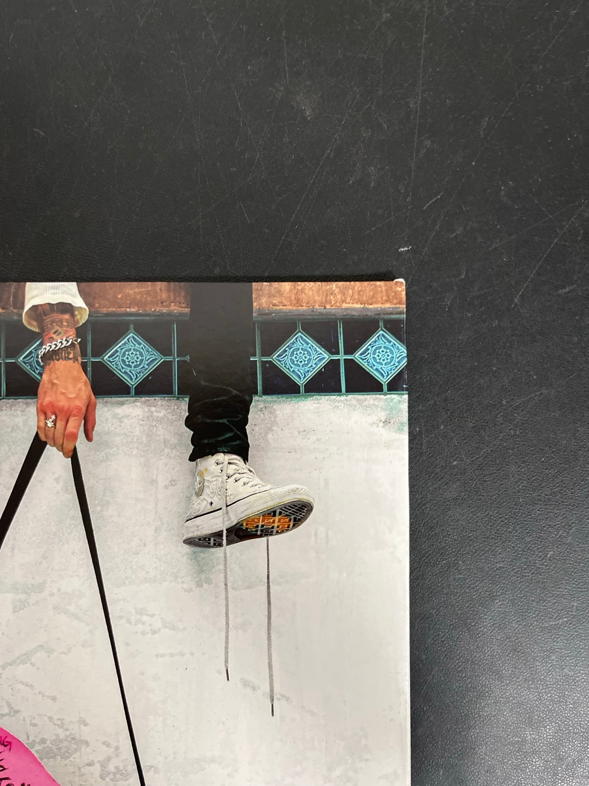 BACK_TR - Machine Gun Kelly - Tickets To My Downfall Black Vinyl USED NOT TESTED