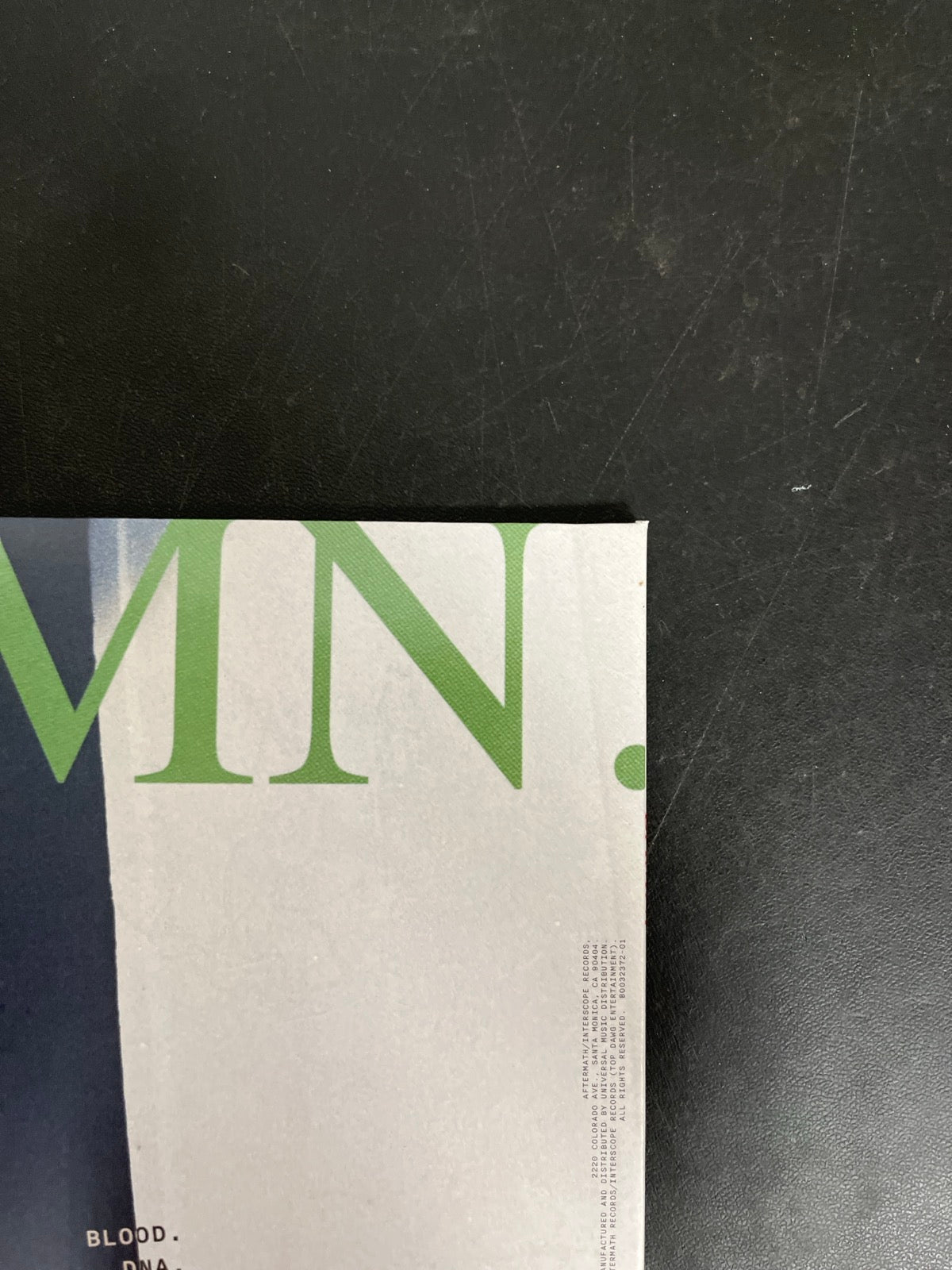 BACK_TR - Kendrick Lamar - DAMN. LE 180gm Green Vinyl USED NOT TESTED