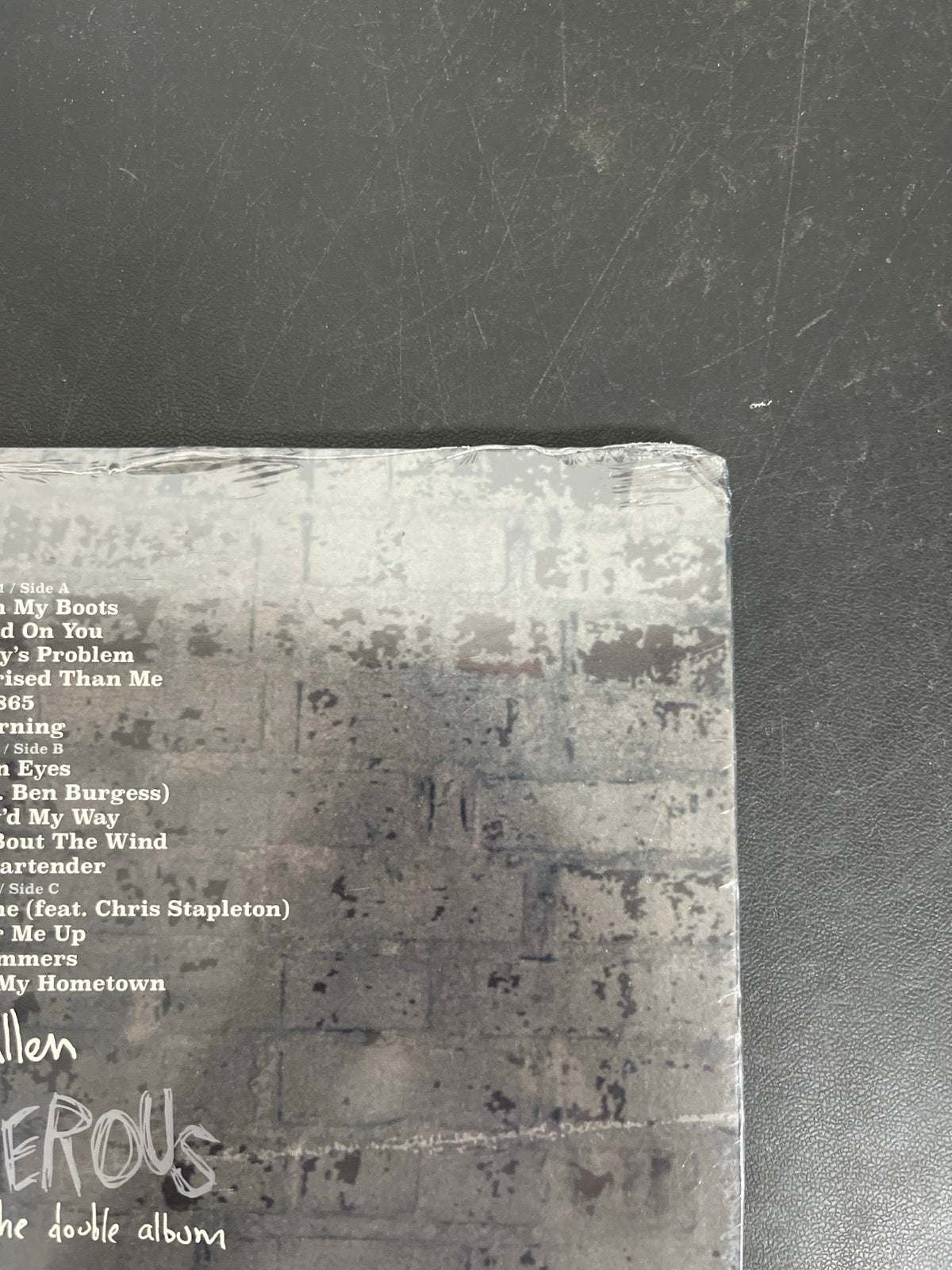 BACK_TR - Morgan Wallen - Dangerous: The Double Album Black Vinyl USED NOT TESTED