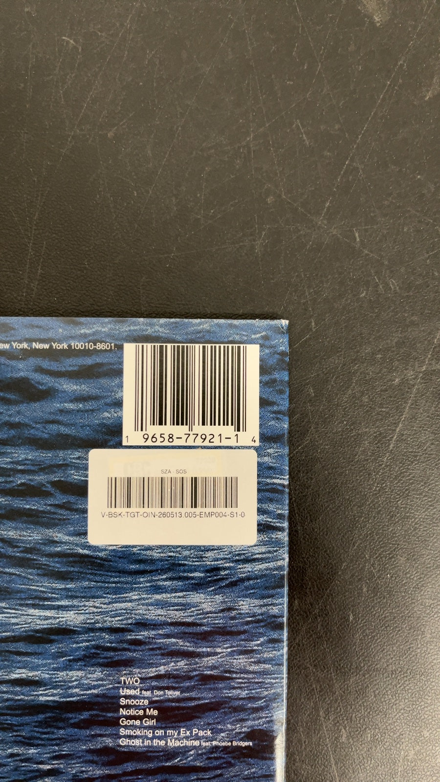 BACK_TR - SZA - SOS LE Vinyl USED NOT TESTED
