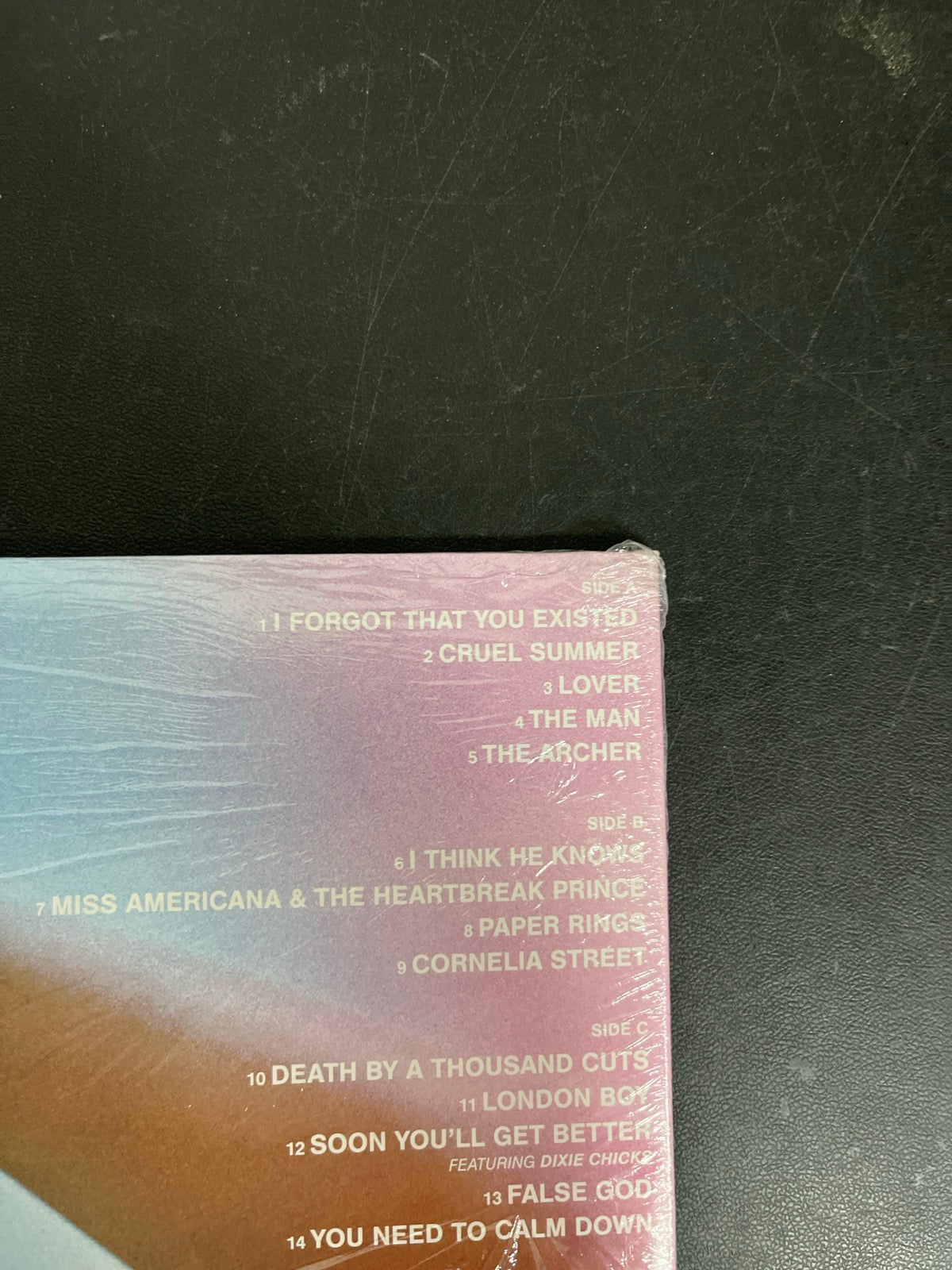 BACK_TR - Taylor Swift - Lover Pink/Blue Vinyl ReIssue USED NOT TESTED