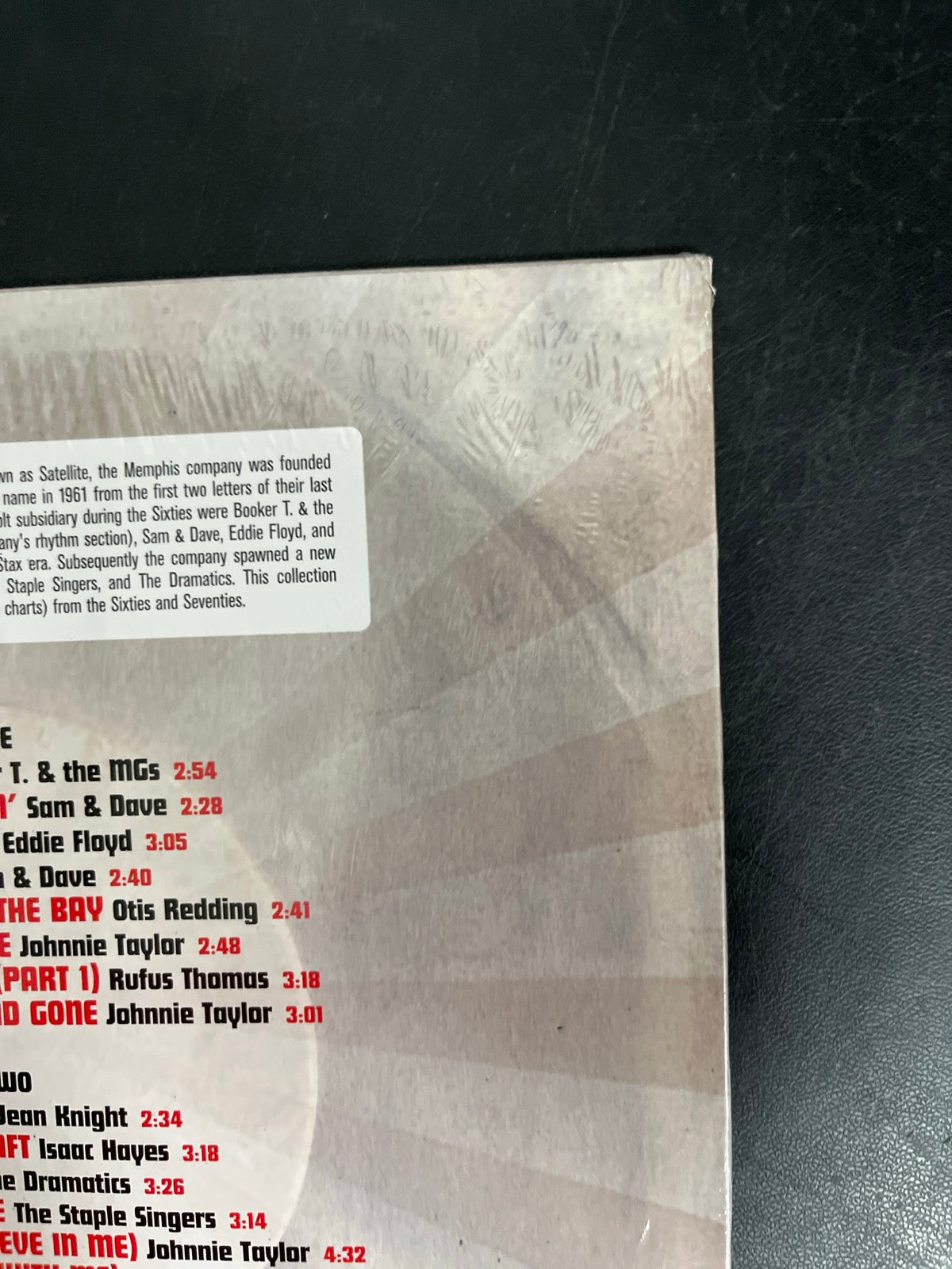 BACK_TR - Stax Number Ones LE Red Vinyl USED NOT TESTED