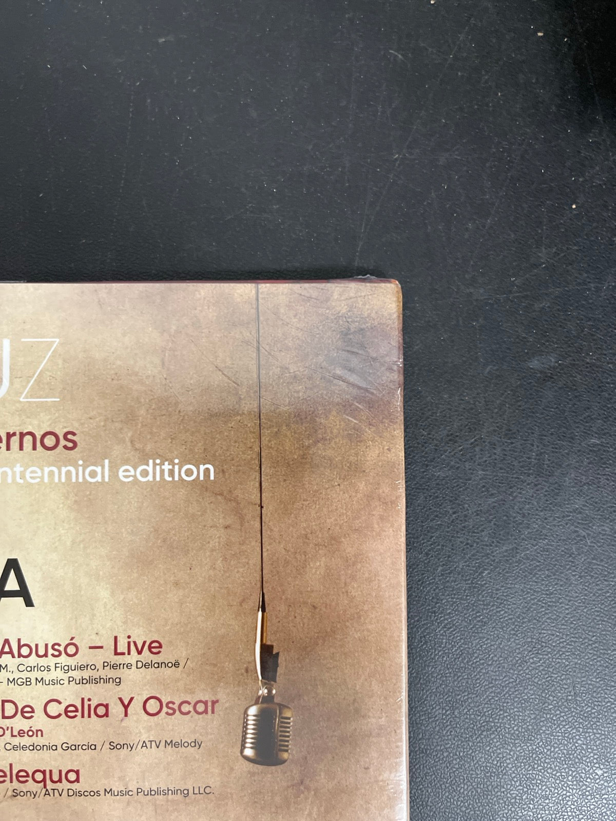 BACK_TR - Celia Cruz - Éxitos Eternos: Centenn ... LE Cherry Marble Vinyl USED NOT TESTED