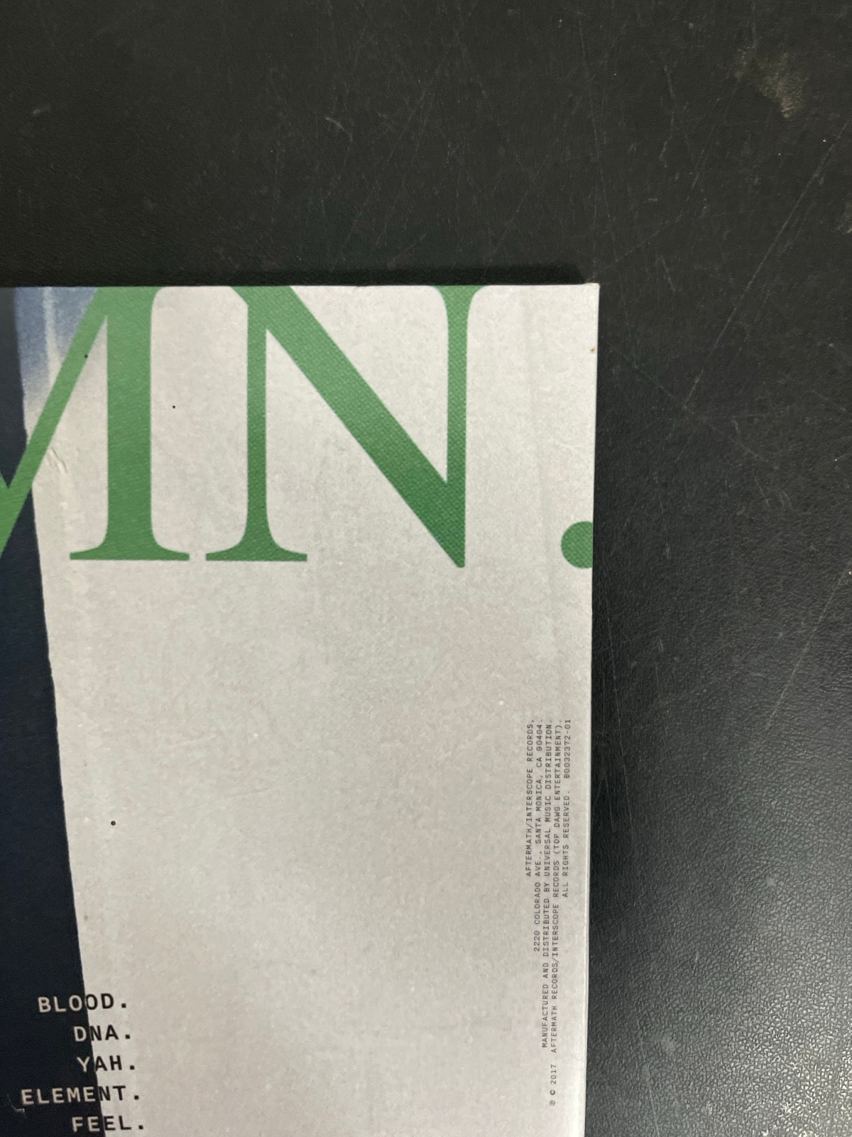 BACK_TR - Kendrick Lamar - DAMN. LE 180gm Green Vinyl USED NOT TESTED
