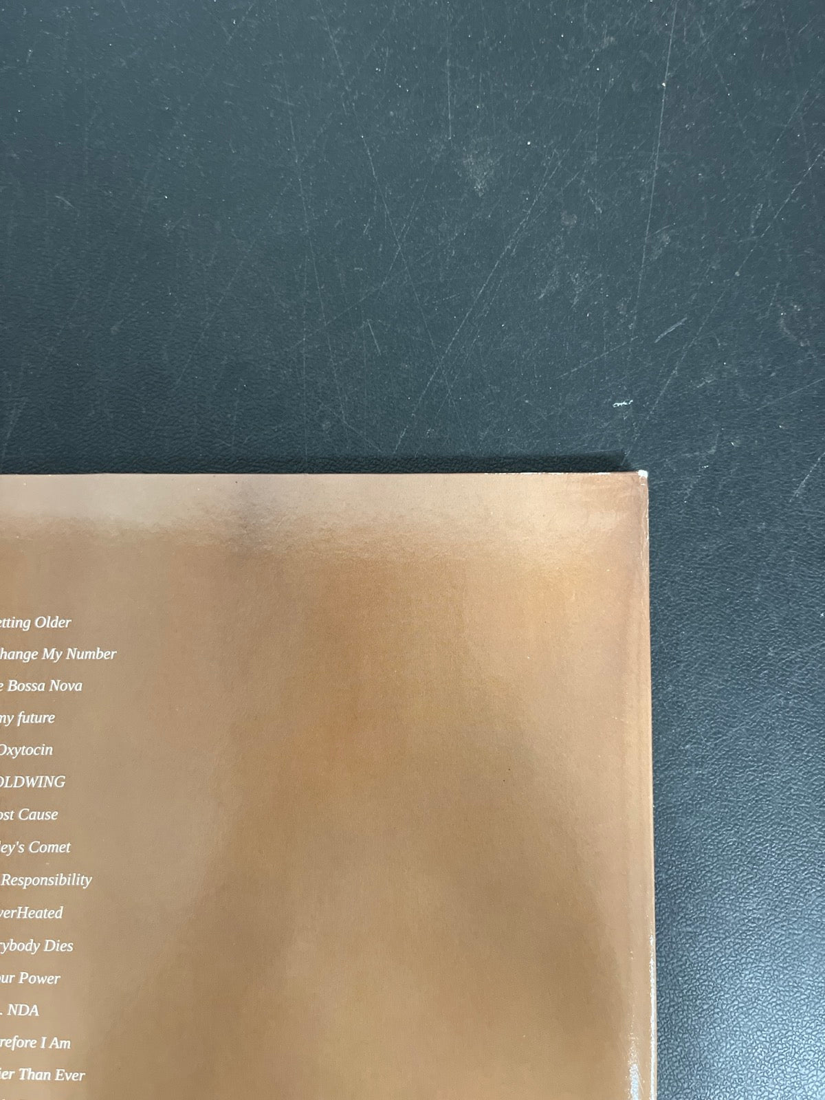 BACK_TR - Billie Eilish - Happier Than Ever LE Light Blue Etched Vinyl USED NOT TESTED