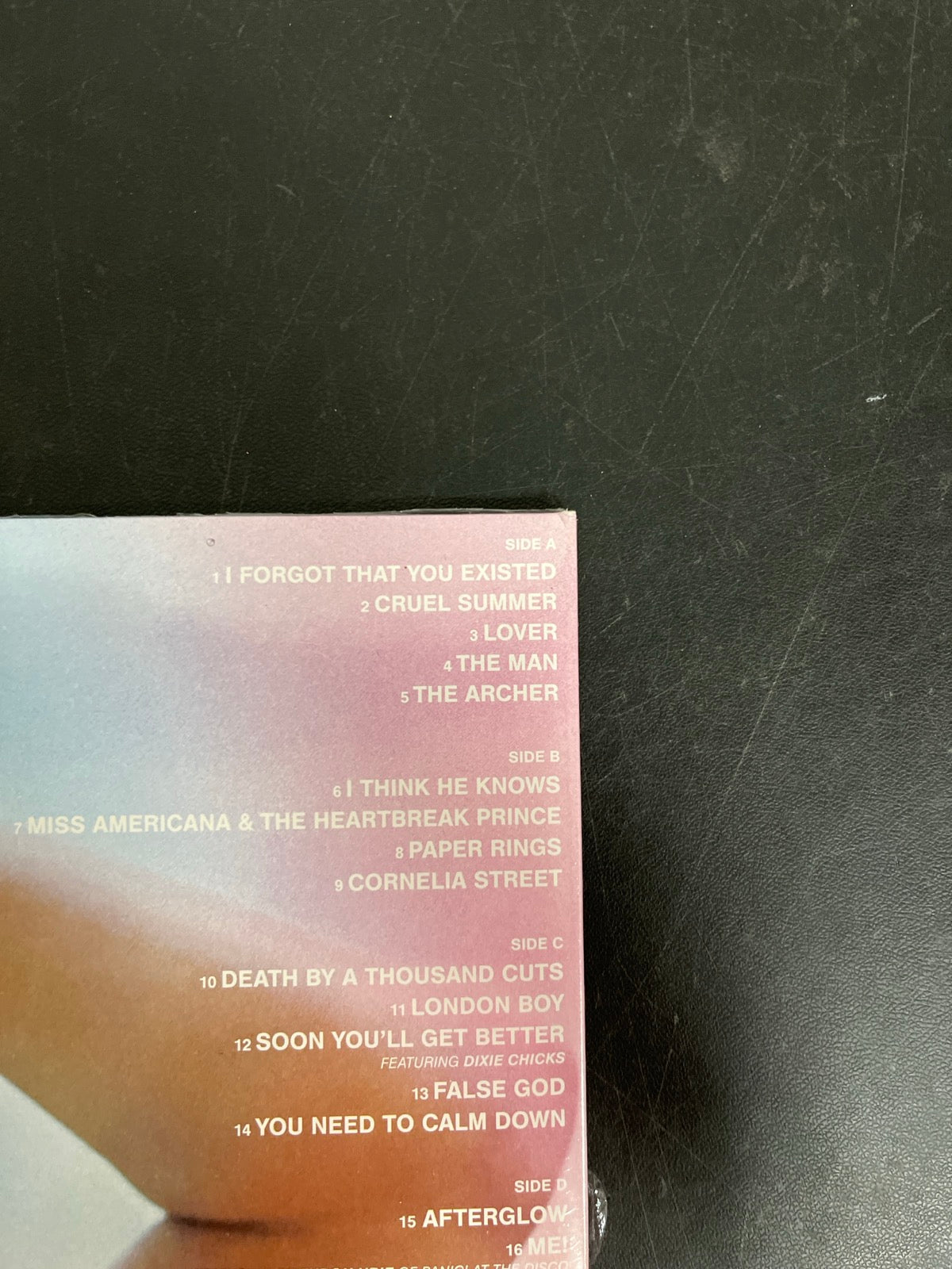 BACK_TR - Taylor Swift - Lover Pink/Blue Vinyl ReIssue USED NOT TESTED
