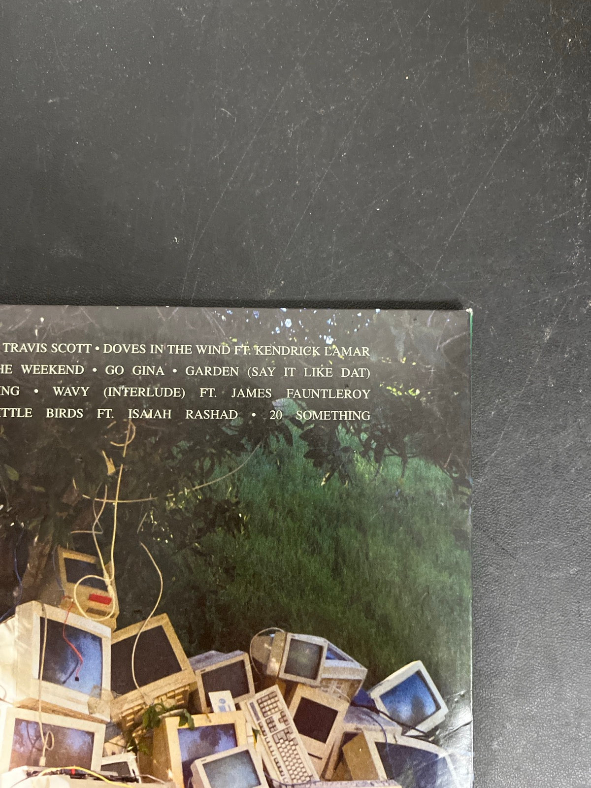 BACK_TR - SZA - Ctrl LE Translucent Green Vinyl USED NOT TESTED