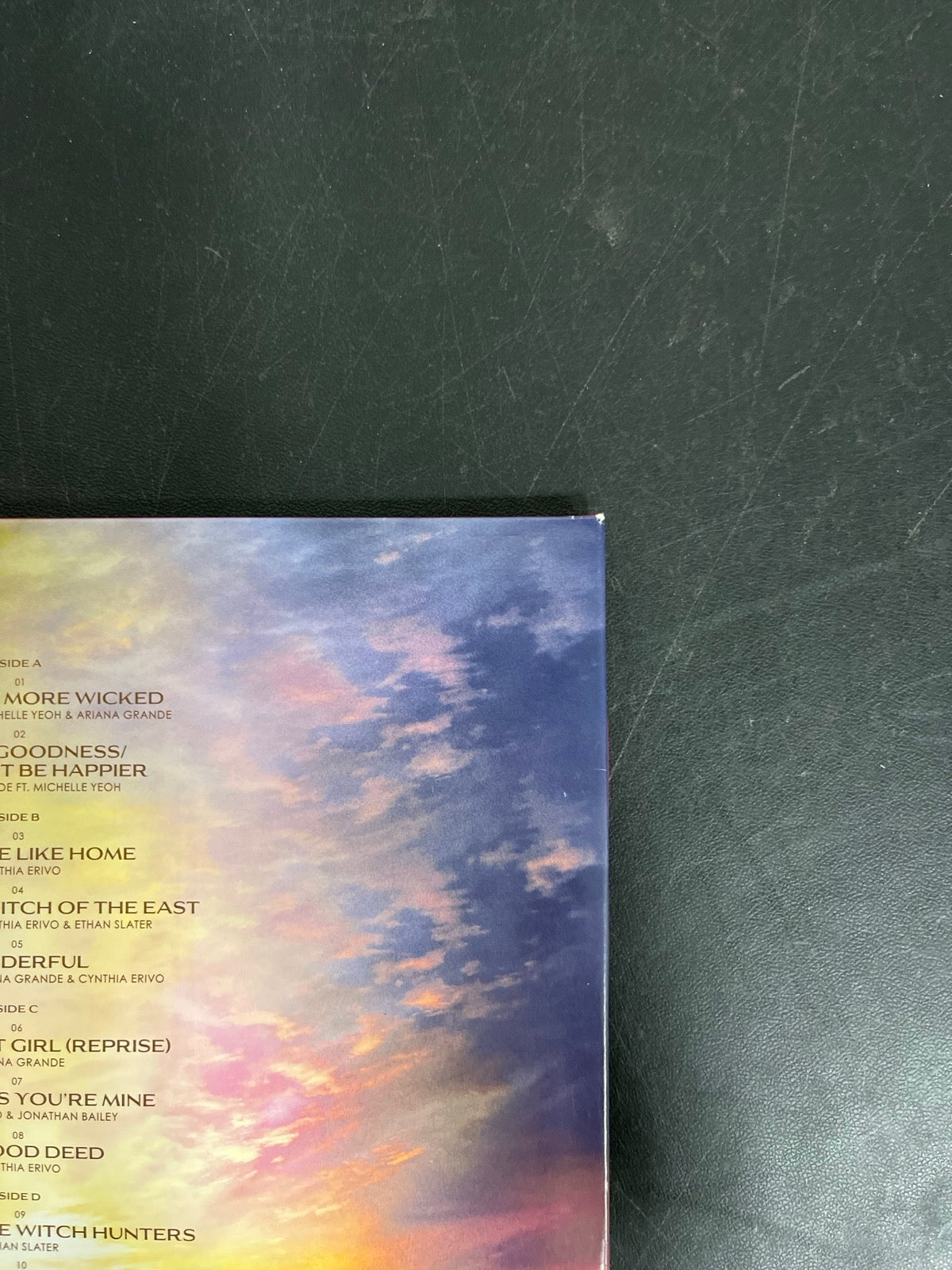 BACK_TR - Wicked: For Good OST LE Pink / Green Vinyl USED NOT TESTED