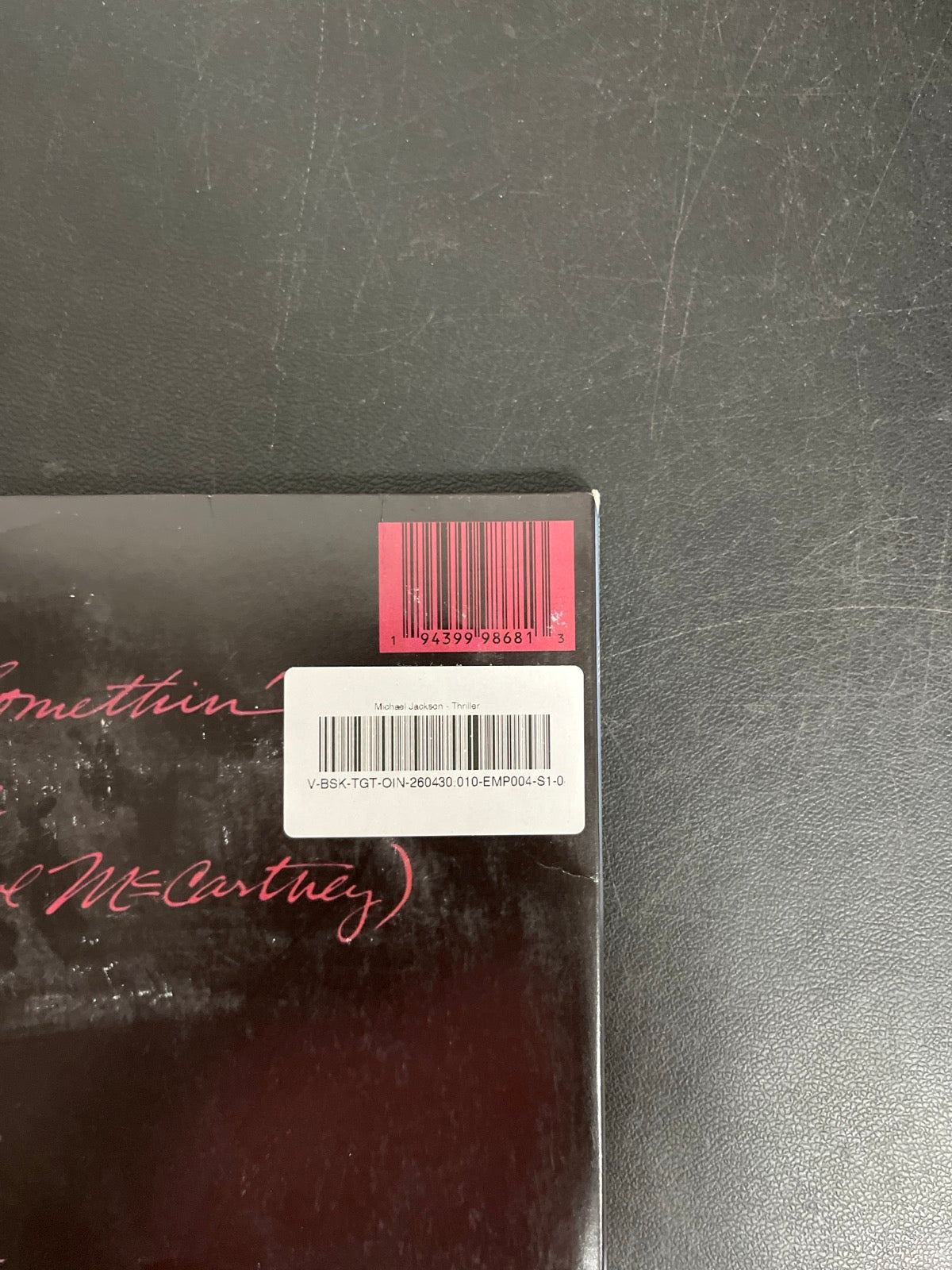 BACK_TR - Michael Jackson - Thriller 40 Anniversary Ed. Vinyl USED NOT TESTED