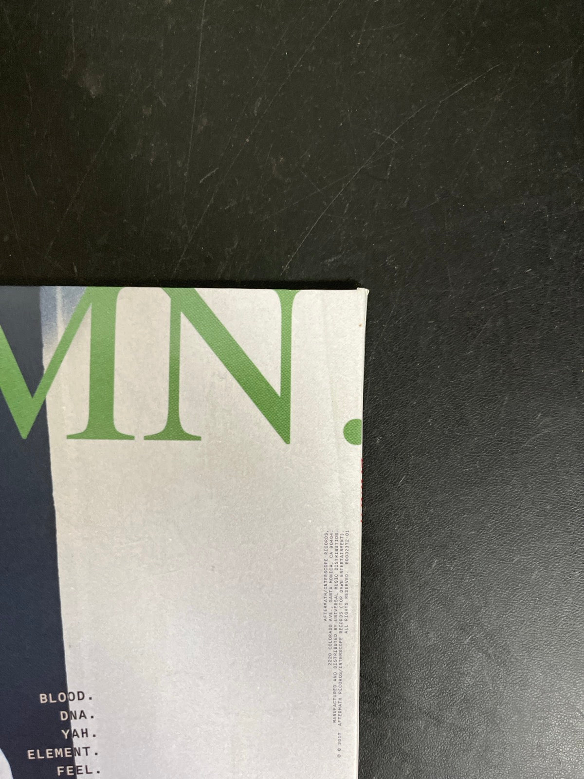 BACK_TR - Kendrick Lamar - DAMN. LE 180gm Green Vinyl USED NOT TESTED