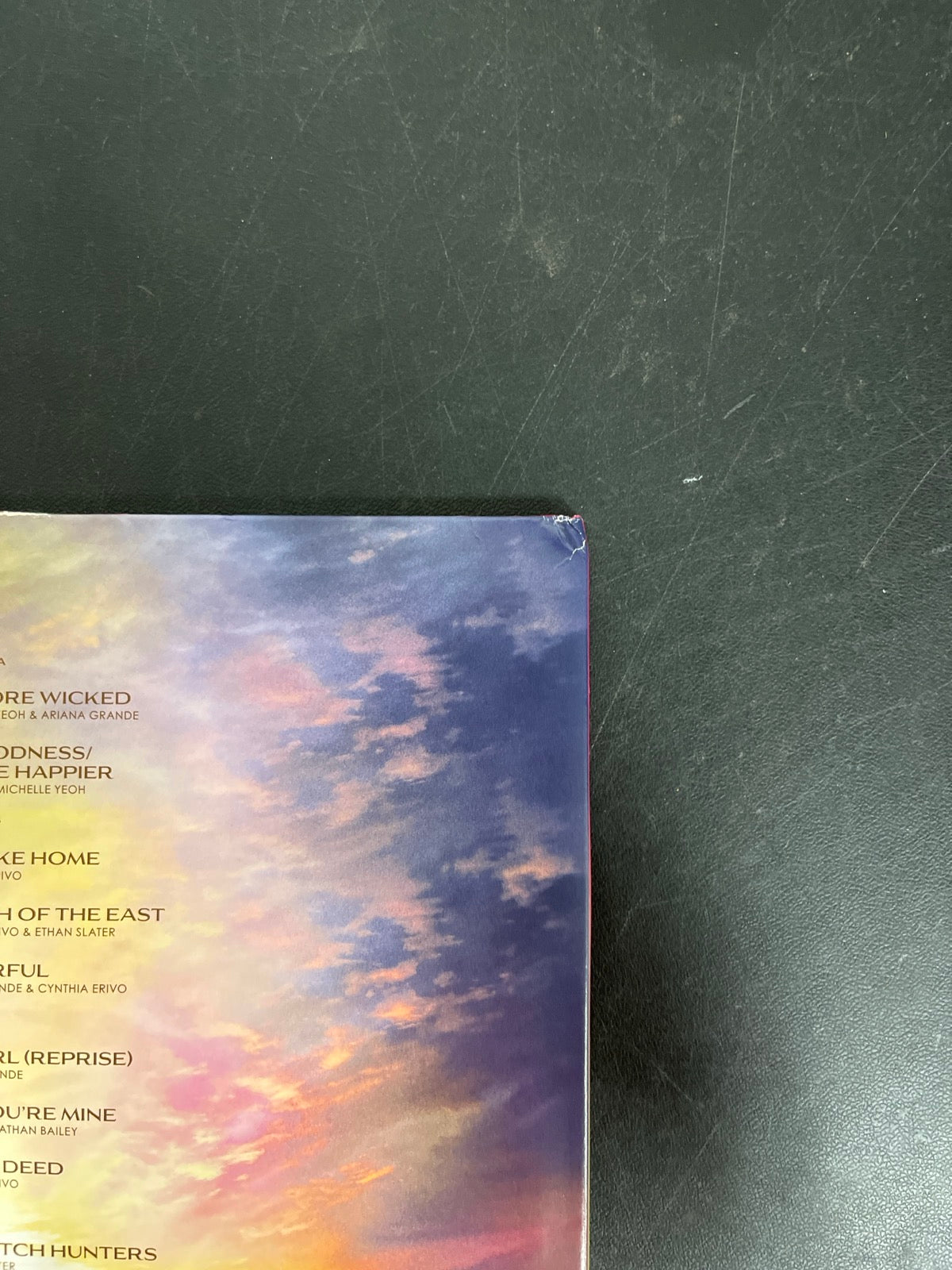 BACK_TR - Wicked: For Good OST LE Pink / Green Vinyl USED NOT TESTED