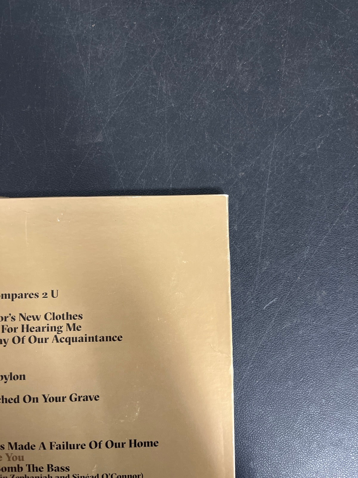 BACK_TR - Sinéad O'Connor - So Far… The Best of ... LE Clear Vinyl USED NOT TESTED