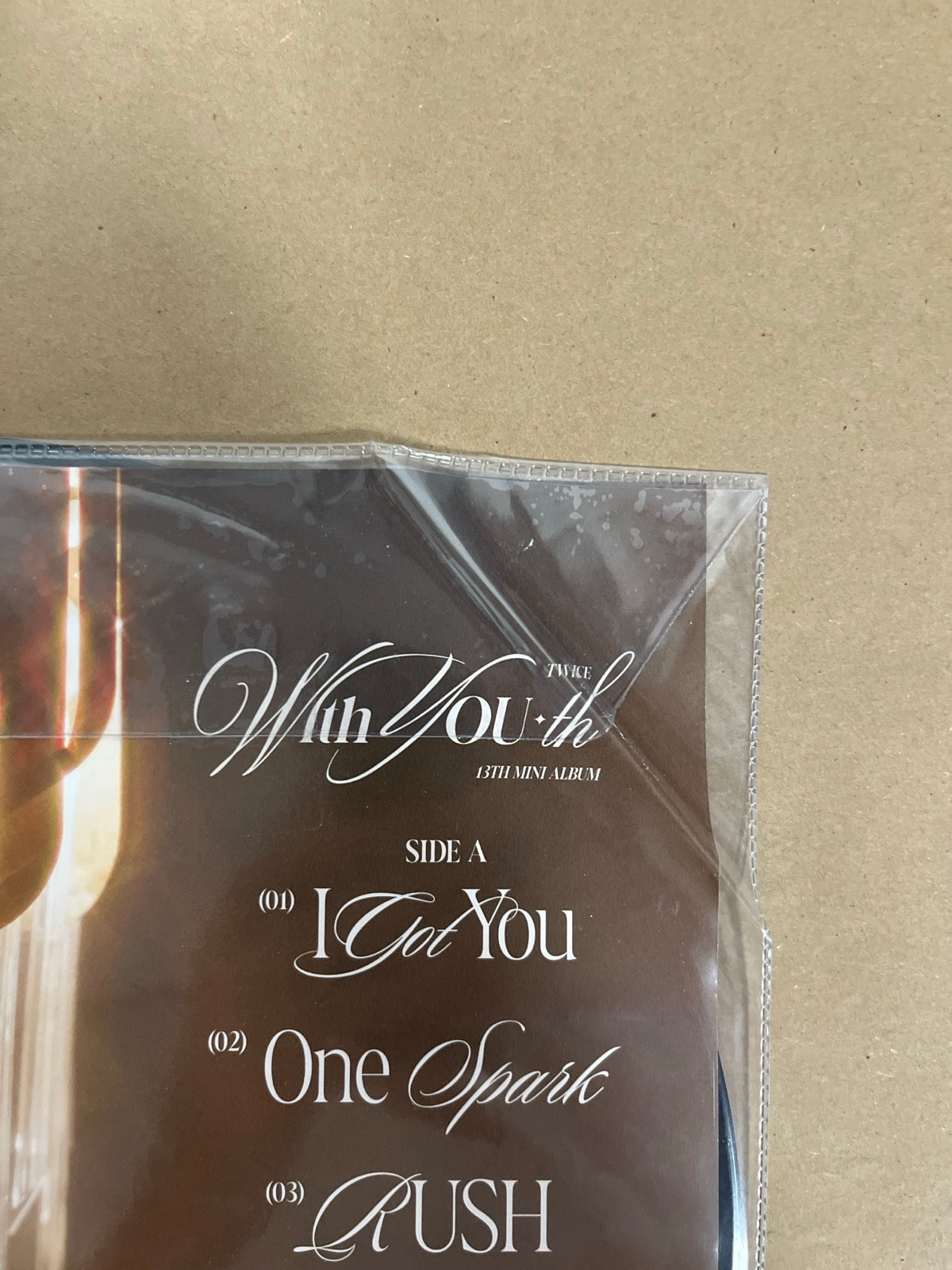 BACK_TR - TWICE - With YOU-th LE Picture Disc Vinyl USED NOT TESTED