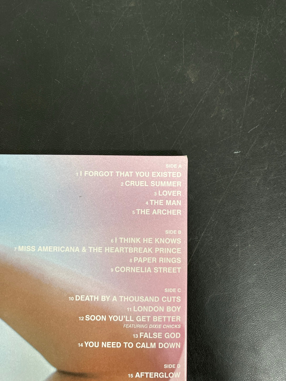 BACK_TR - Taylor Swift - Lover Pink/Blue Vinyl ReIssue USED NOT TESTED