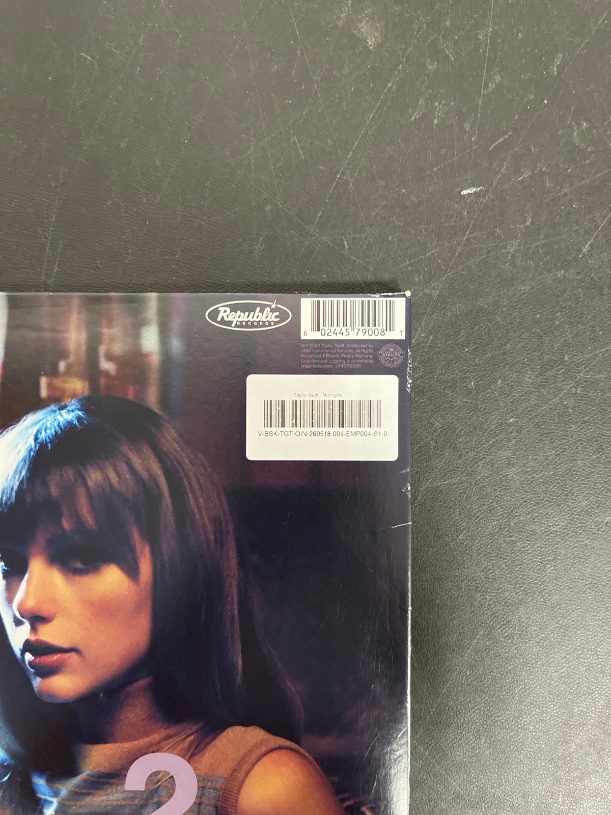 BACK_TR - Taylor Swift - Midnights Reissue Lavender Vinyl USED NOT TESTED