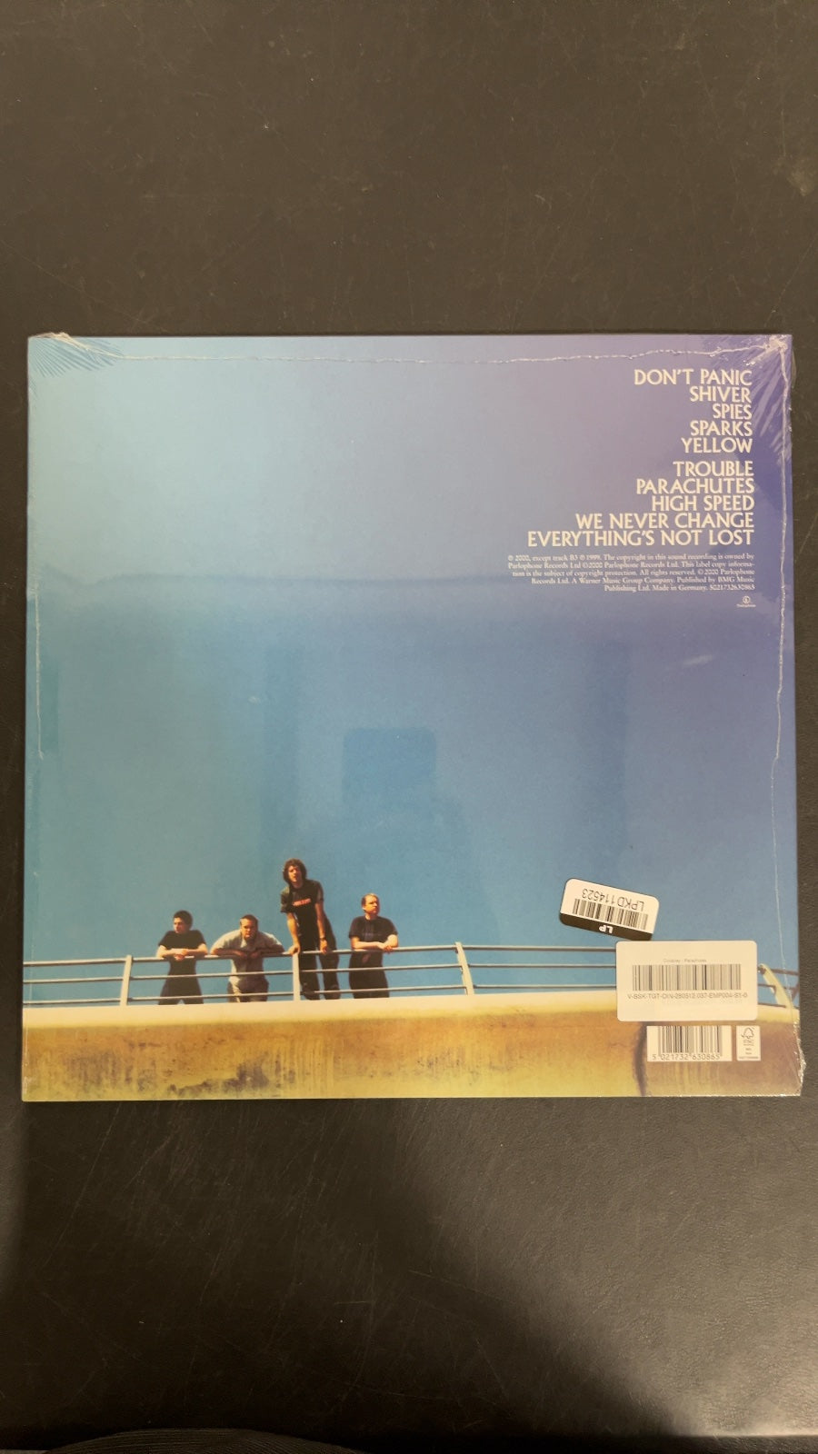 BACK - Coldplay - Parachutes LE Clear EcoRecord Vinyl USED NOT TESTED