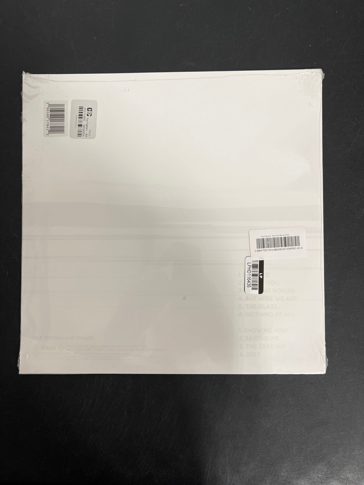BACK - Foo Fighters - But Here We Are LE Etched Vinyl SEALED NOT TESTED