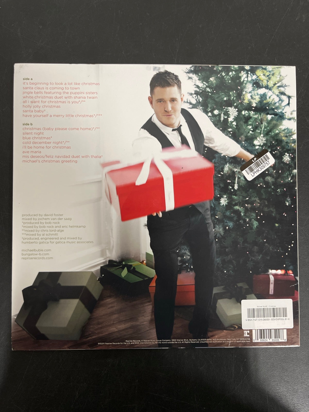 BACK - Michael Bublé - Christmas LE Red Vinyl USED NOT TESTED