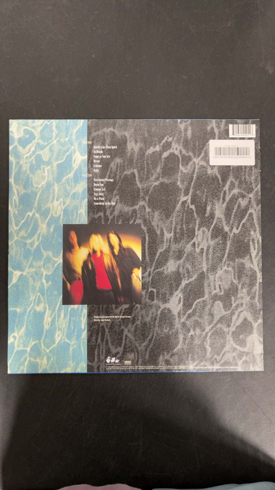 BACK - Nirvana - Nevermind LE 180gm Metallic Silver Vinyl USED NOT TESTED