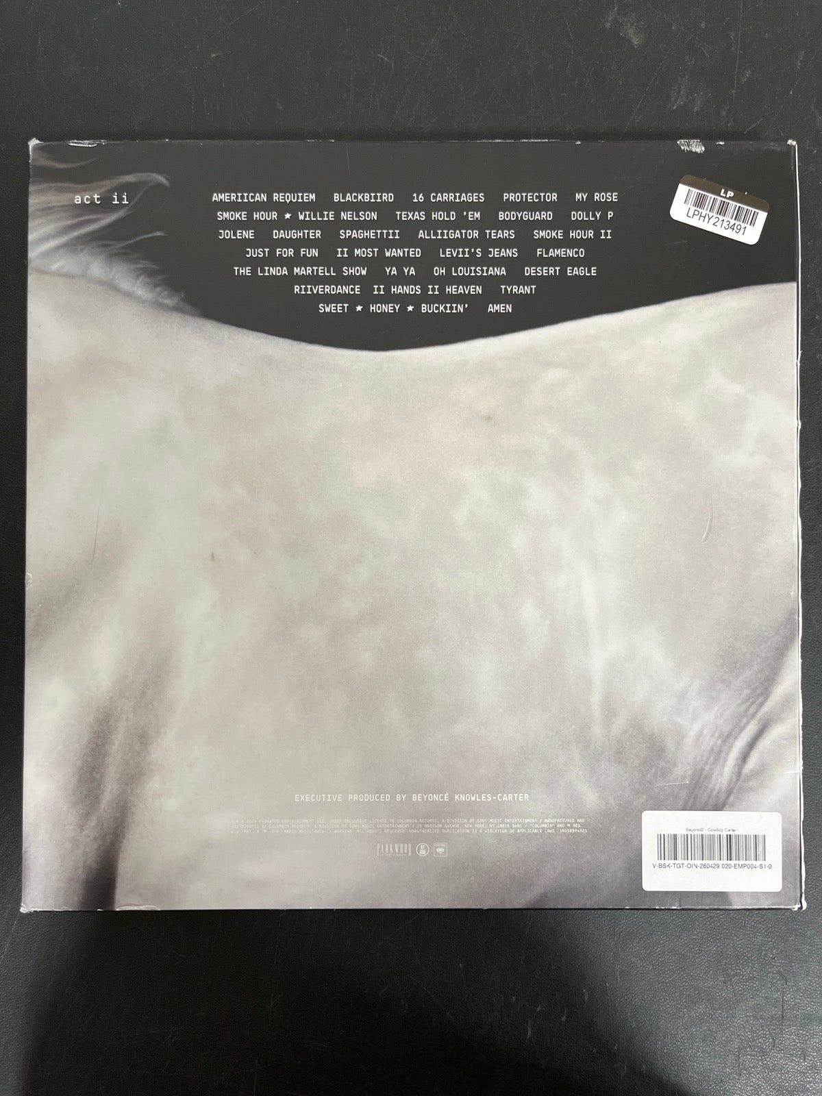 BACK - Beyoncé - Cowboy Carter LE Vinyl USED NOT TESTED
