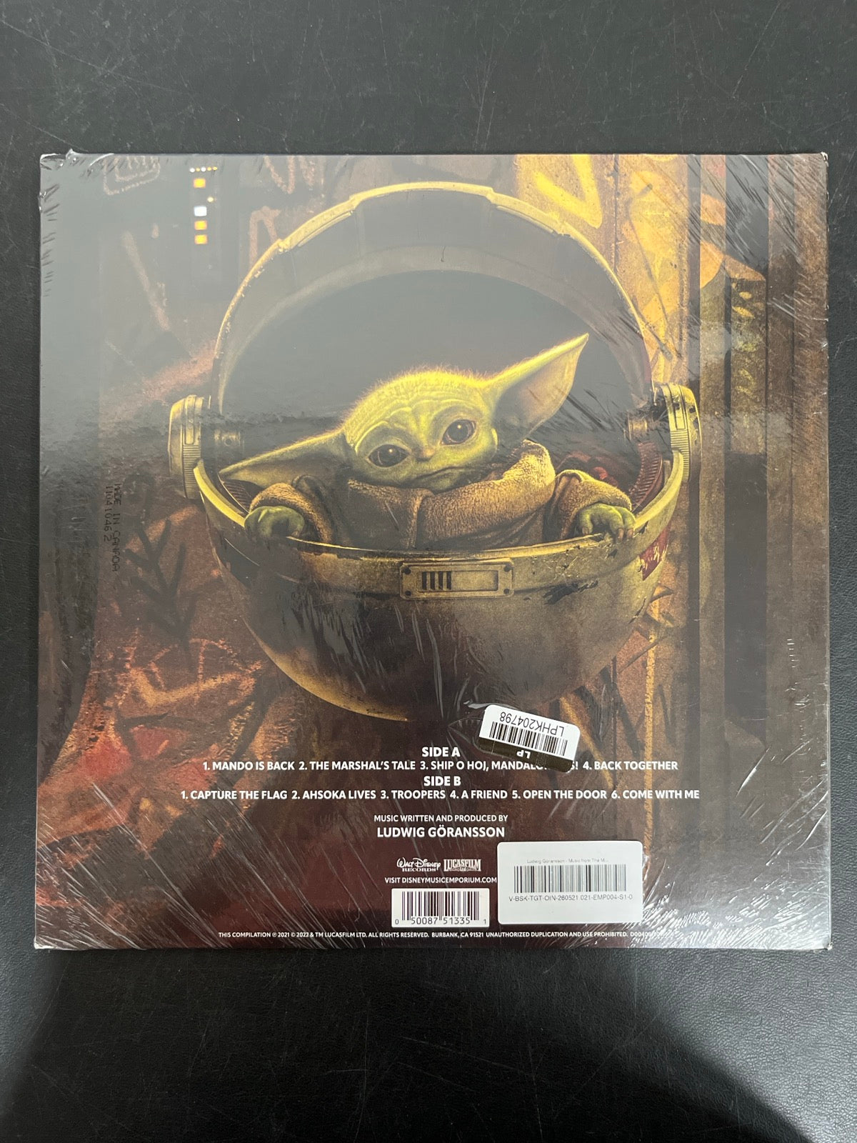 BACK - Ludwig Göransson - Star Wars: The Mandaloria ... LE Blue Vinyl SEALED NOT TESTED