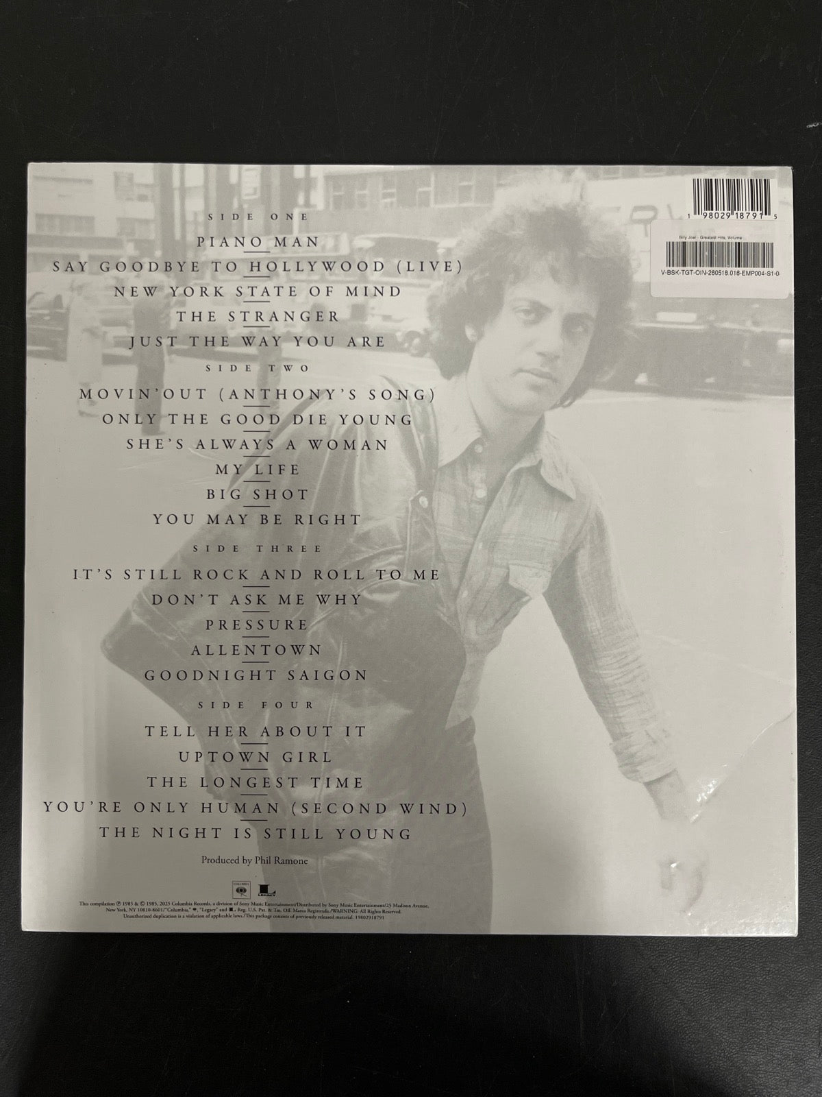 BACK - Billy Joel - Greatest Hits, Volume I & II Black Vinyl USED NOT TESTED