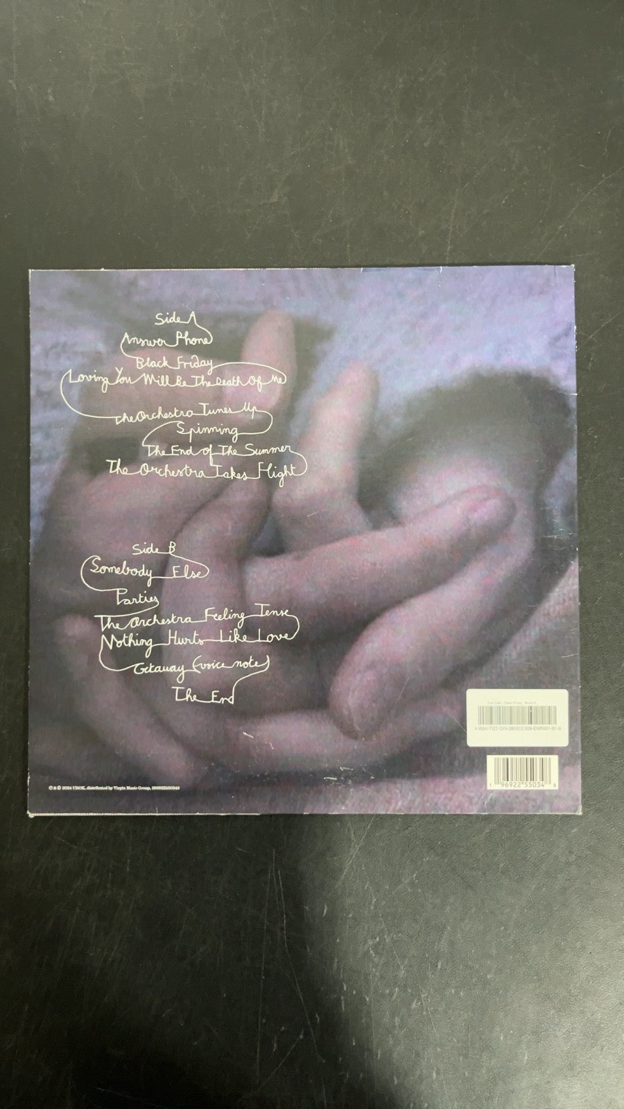 BACK - Tom Odell - Black Friday Vinyl USED NOT TESTED
