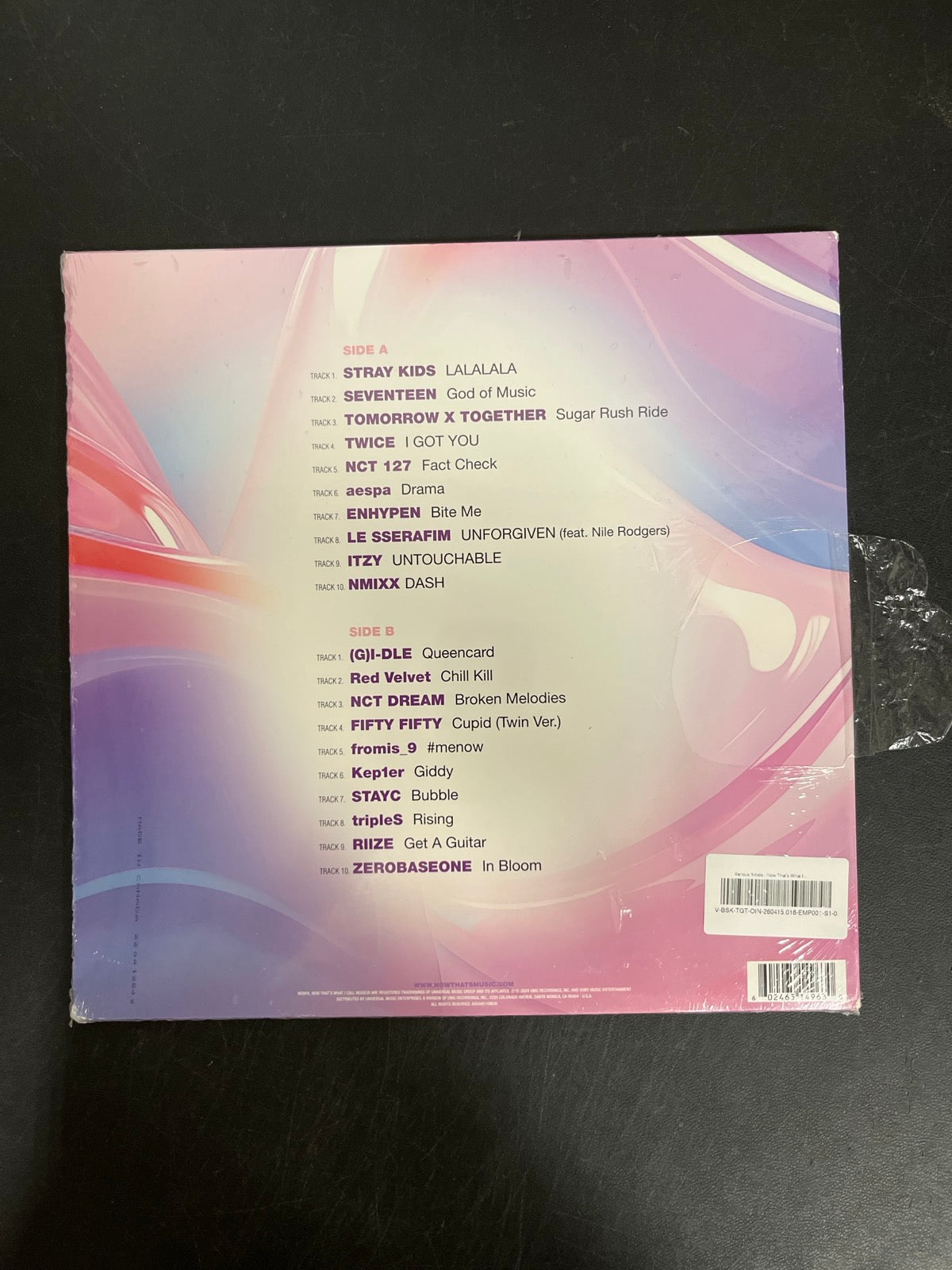 BACK - Now That's What I Call K-Pop LE Pink Vinyl USED NOT TESTED
