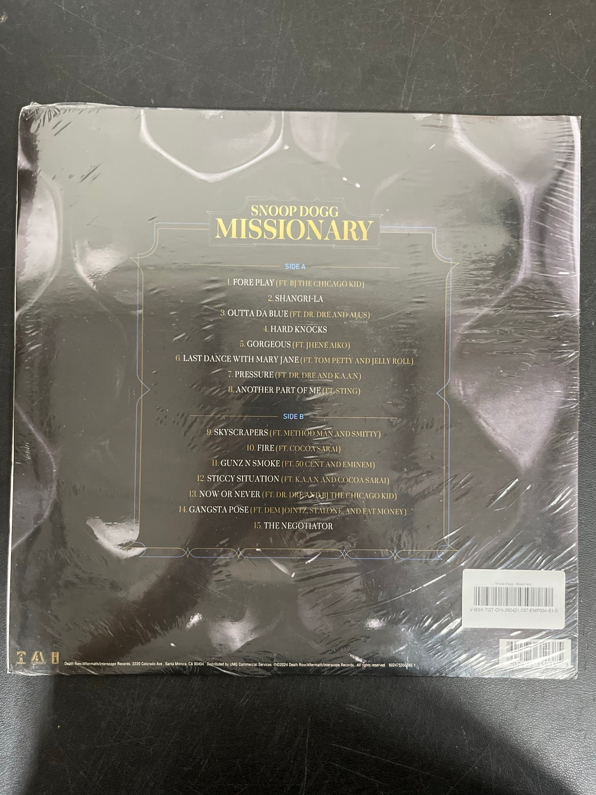 BACK - Snoop Dogg - Missionary LE Vinyl USED NOT TESTED