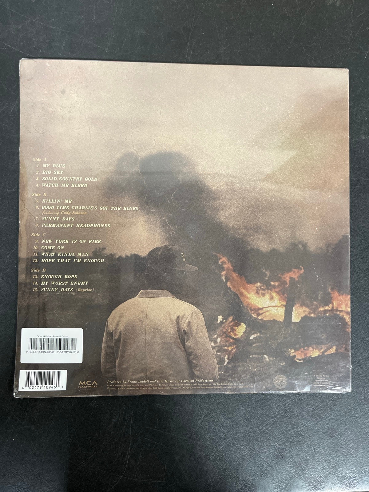 BACK - Parker McCollum - Parker M... LE Caramel Cream Vinyl Vinyl USED NOT TESTED