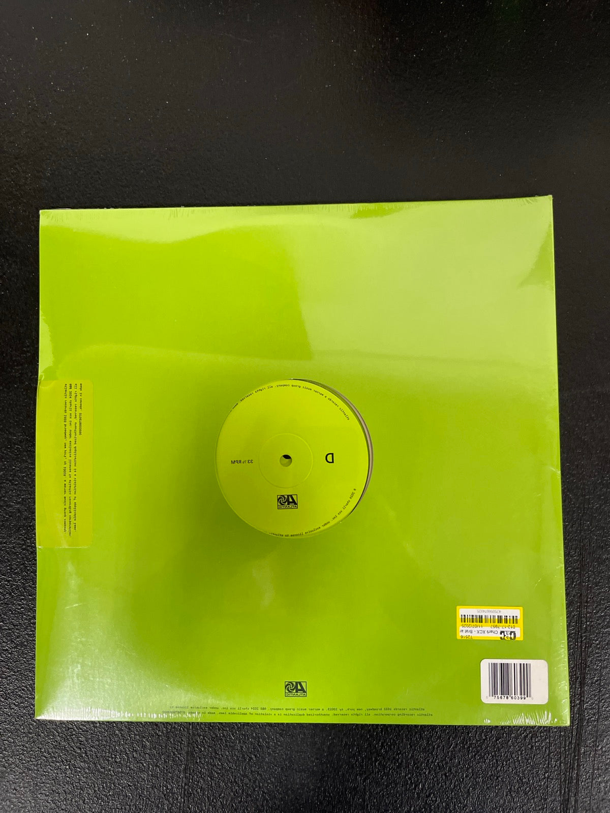 BACK - Charli XCX - Brat and It's Completely Different Green Vinyl SEALED NOT TESTED