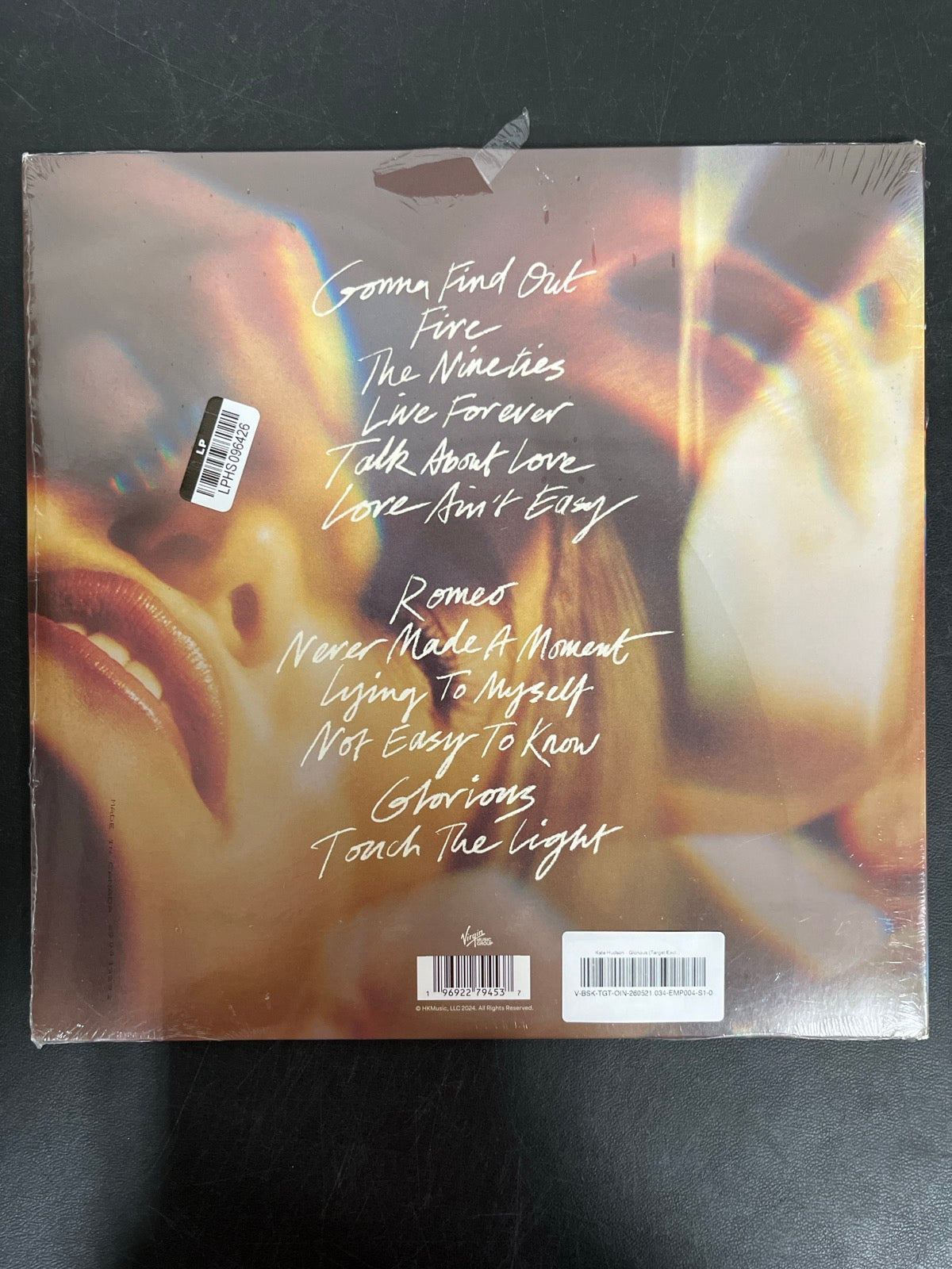 BACK - Kate Hudson - Glorious LE Orange Vinyl SEALED NOT TESTED