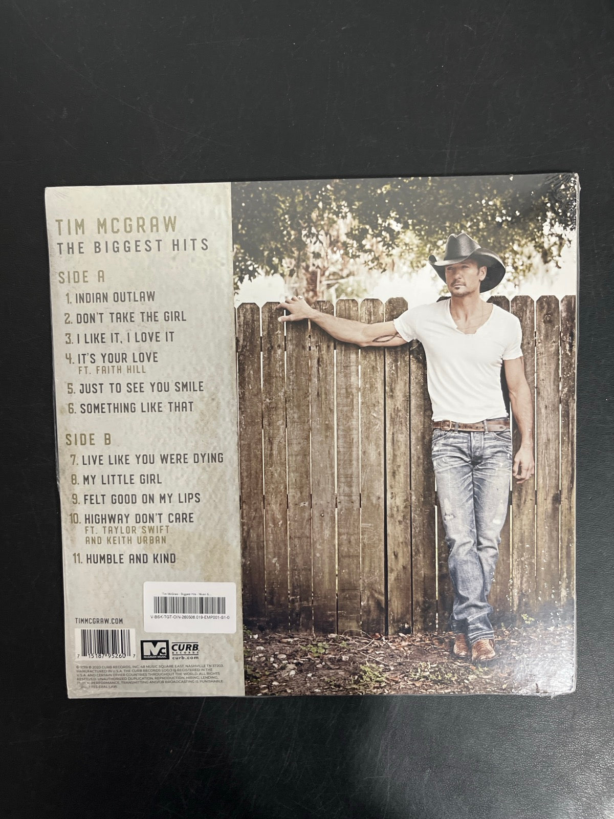 BACK - Tim McGraw - The Biggest Hits Vinyl SEALED NOT TESTED