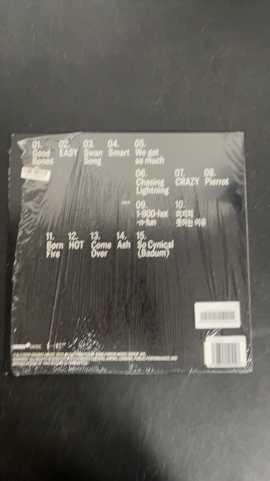 BACK - Le Sserafim - Easy-Crazy-Hot LE Translucent Vinyl USED NOT TESTED