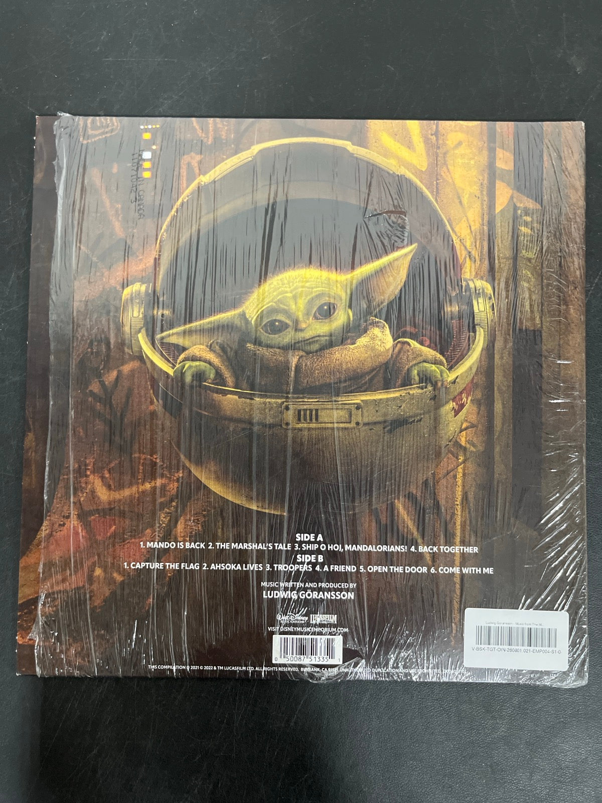 BACK - Ludwig Göransson - Star Wars: The Mandalorian... LE Blue Vinyl SEALED NOT TESTED