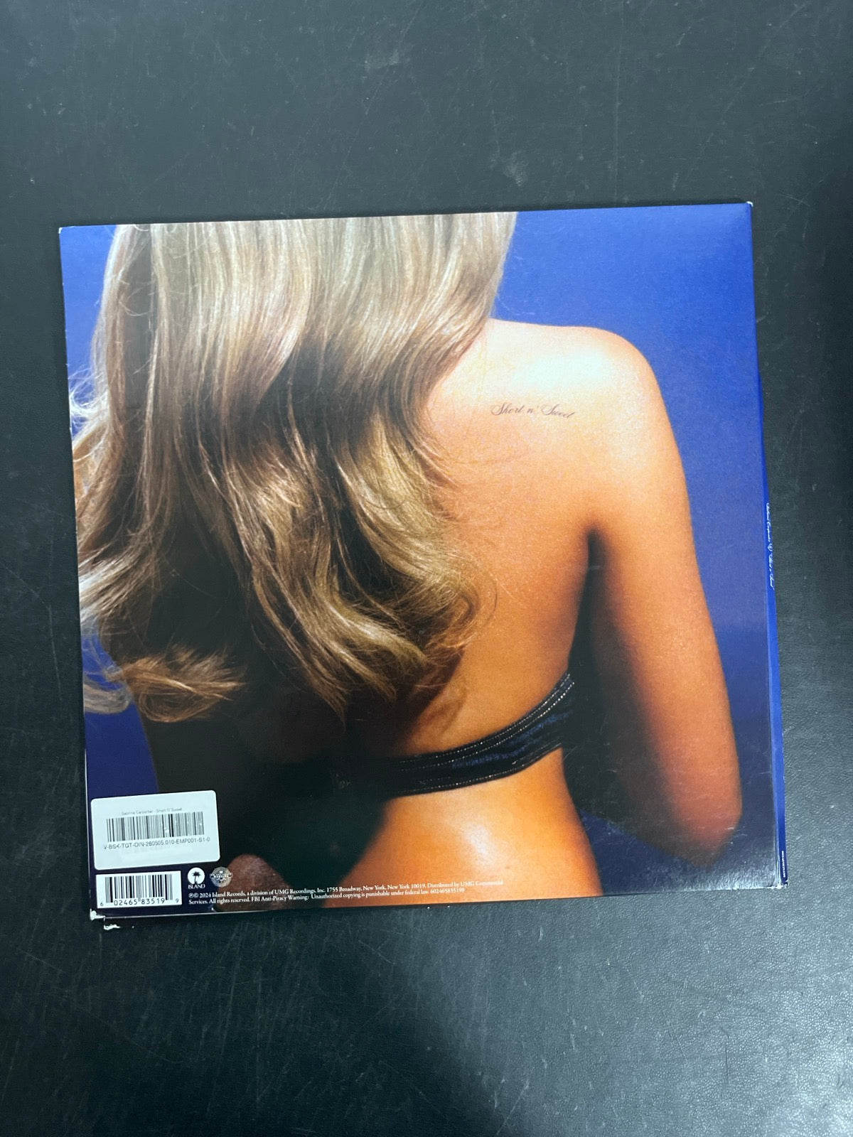 BACK - Sabrina Carpenter-Short N ... LE Bubblegum Marble Vinyl USED NOT TESTED