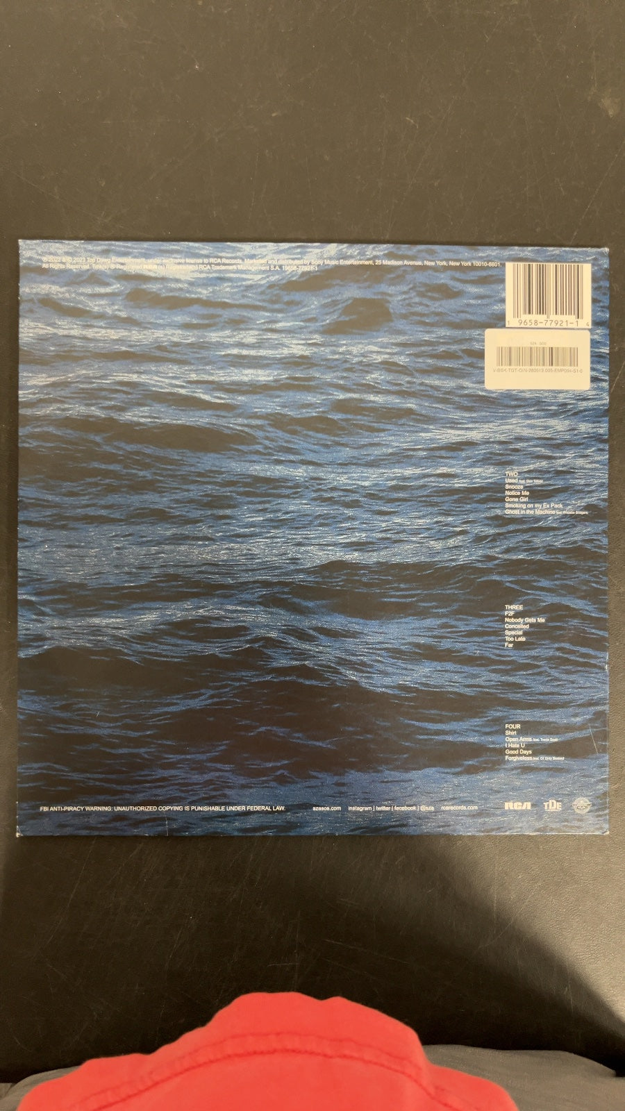 BACK - SZA - SOS LE Vinyl USED NOT TESTED