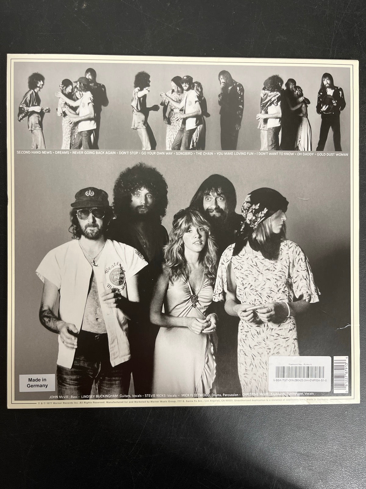 BACK - Fleetwood Mac - Rumours LE Gold Remastered Vinyl USED NOT TESTED