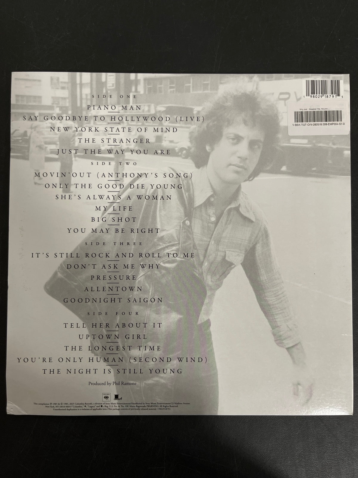 BACK - Billy Joel - Greatest Hits, Volume I & II Black Vinyl USED NOT TESTED