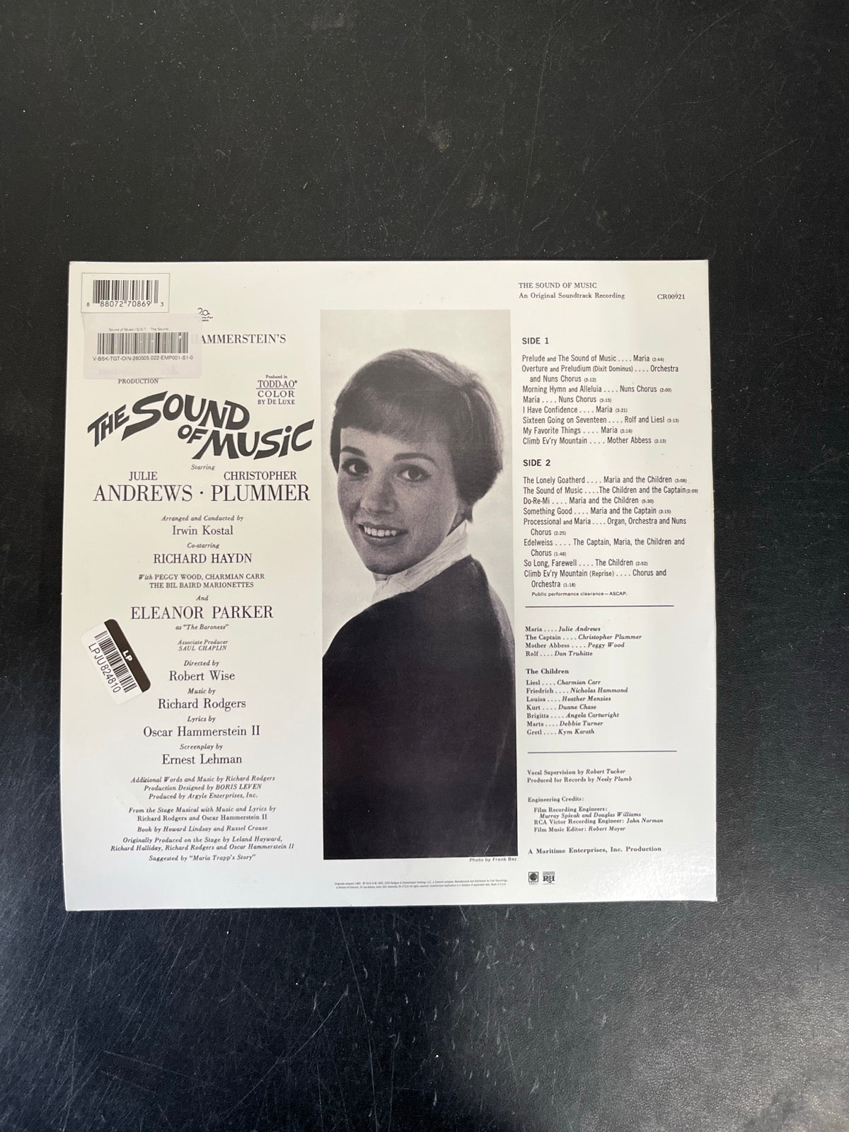 BACK - The Sound Of Music OST 60th Anniv Ed. Picture Disc USED NOT TESTED