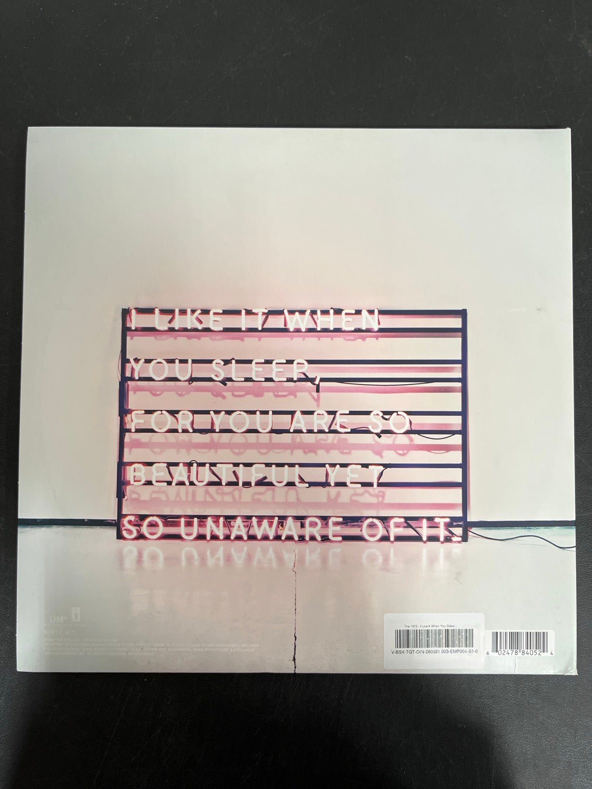 BACK - The 1975 - I Like It When You Sleep ... LE Purple / Pink Vinyl USED NOT TESTED