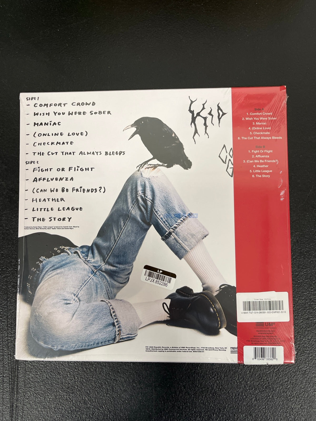 BACK - Conan Gray - Kid Krow LE Red Vinyl SEALED NOT TESTED
