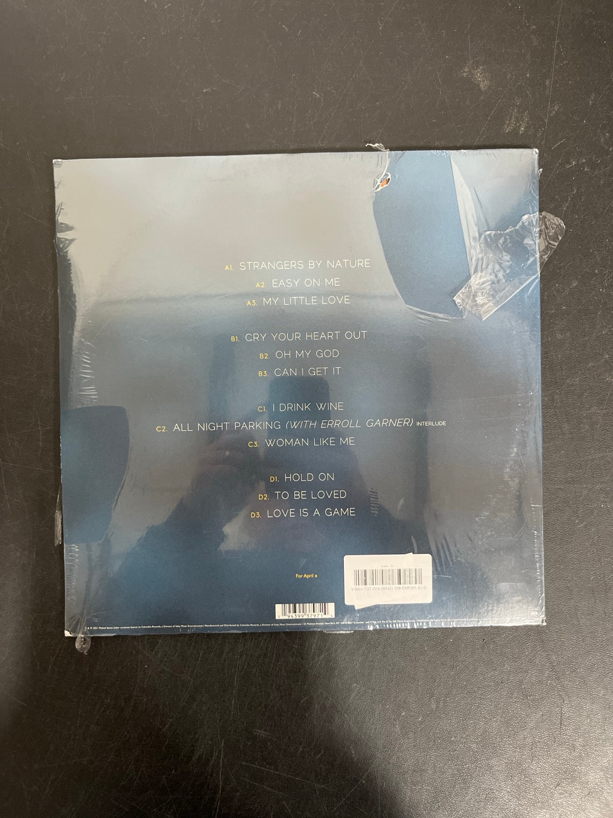 BACK - Adele - 30 Target Exclusive 180gm Vinyl USED NOT TESTED
