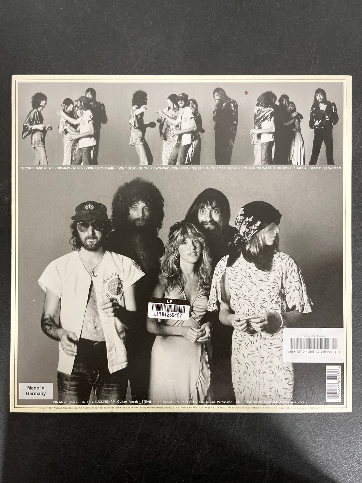 BACK - Fleetwood Mac - Rumours LE Gold Remastered Vinyl USED NOT TESTED