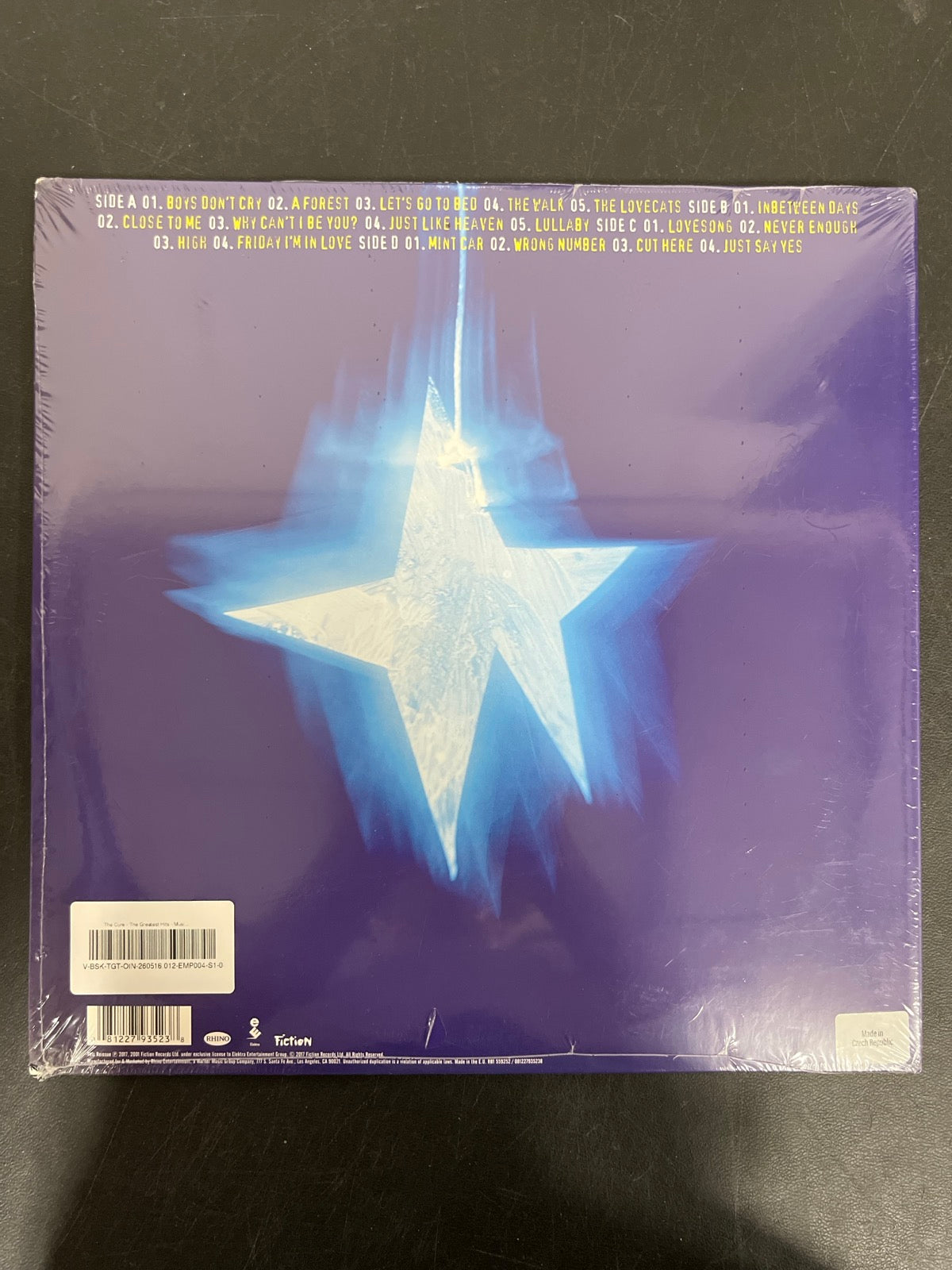 BACK - The Cure - Greatest Hits LE 180gm Black Vinyl USED NOT TESTED