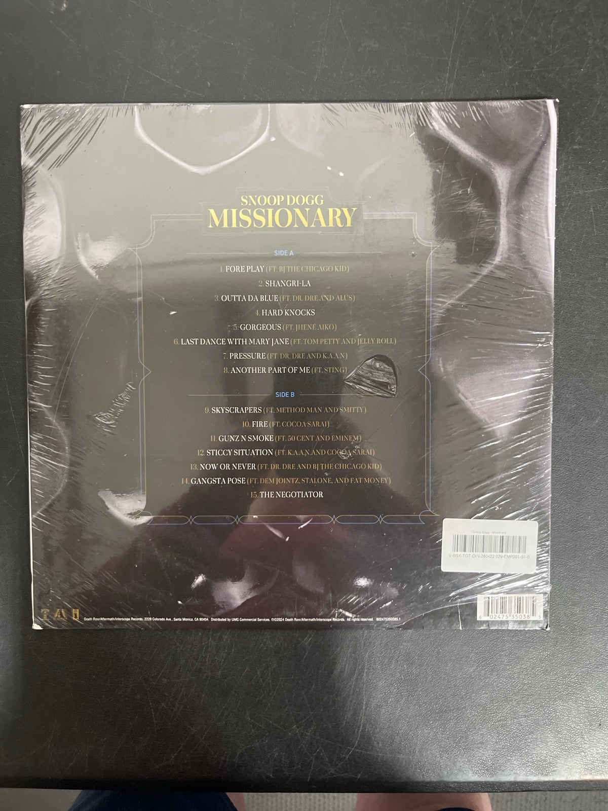 BACK - Snoop Dogg - Missionary LE Vinyl USED NOT TESTED