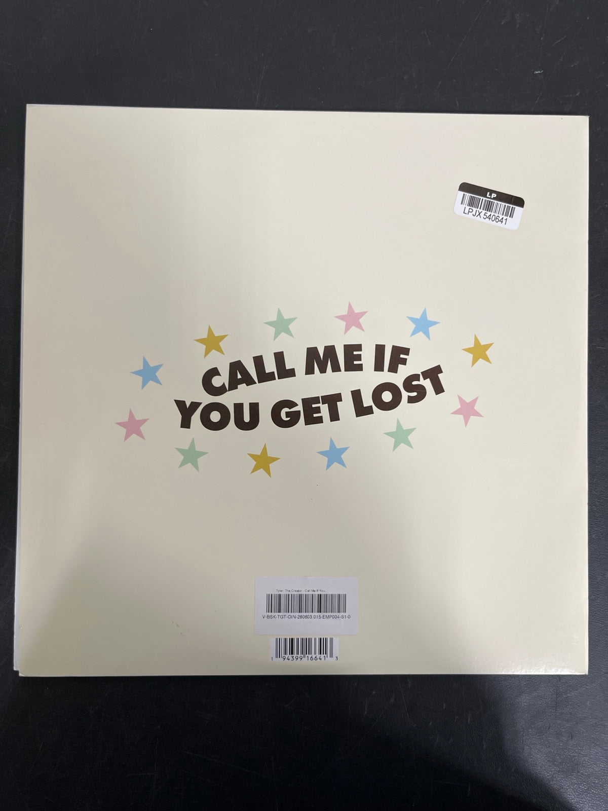 BACK - Tyler, The Creator - Call Me If You ... Target Exclusive Vinyl USED NOT TESTED