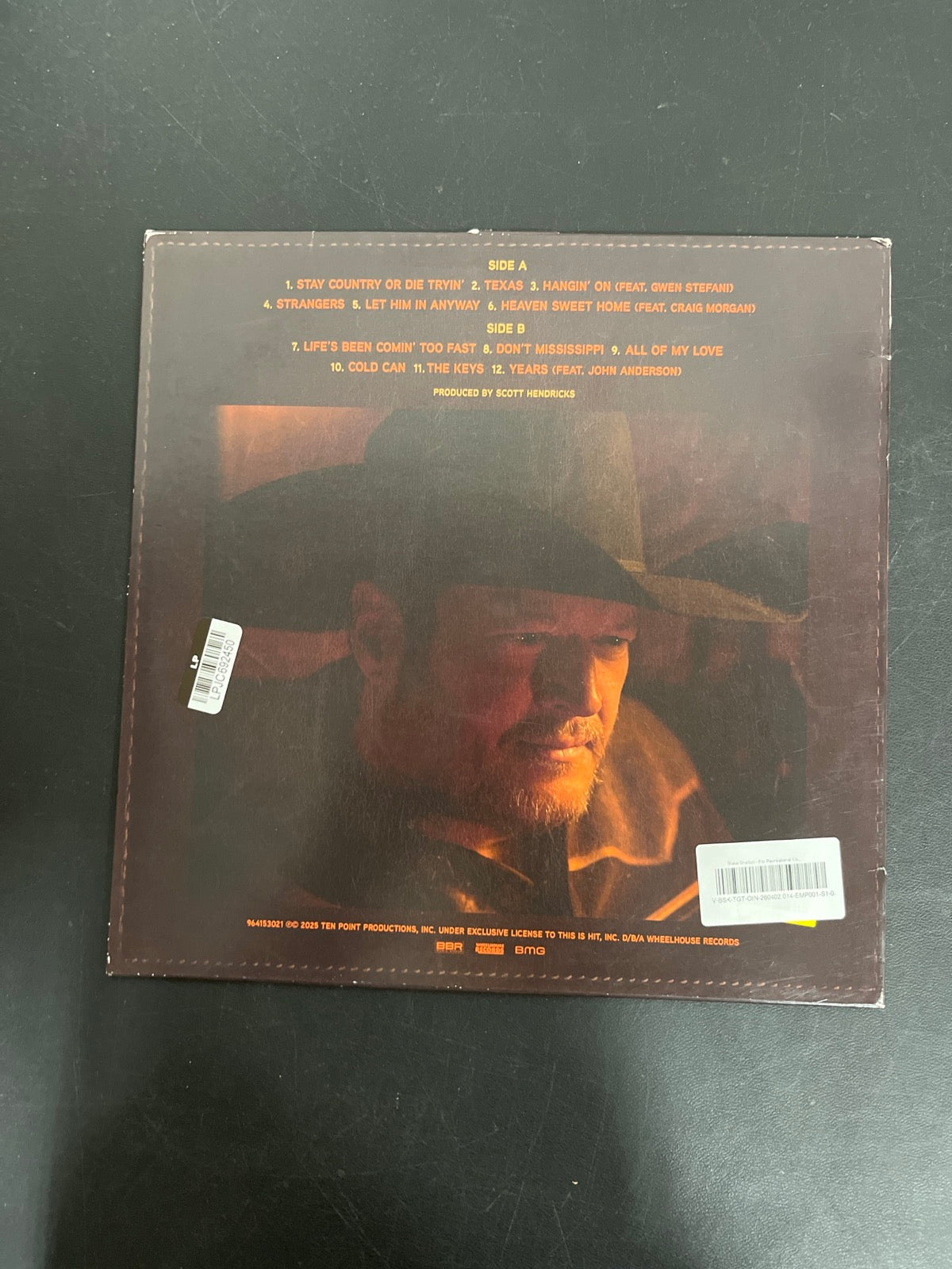 BACK - Blake Shelton - For Recreationa ... Target Exclusive Green Vinyl USED NOT TESTED